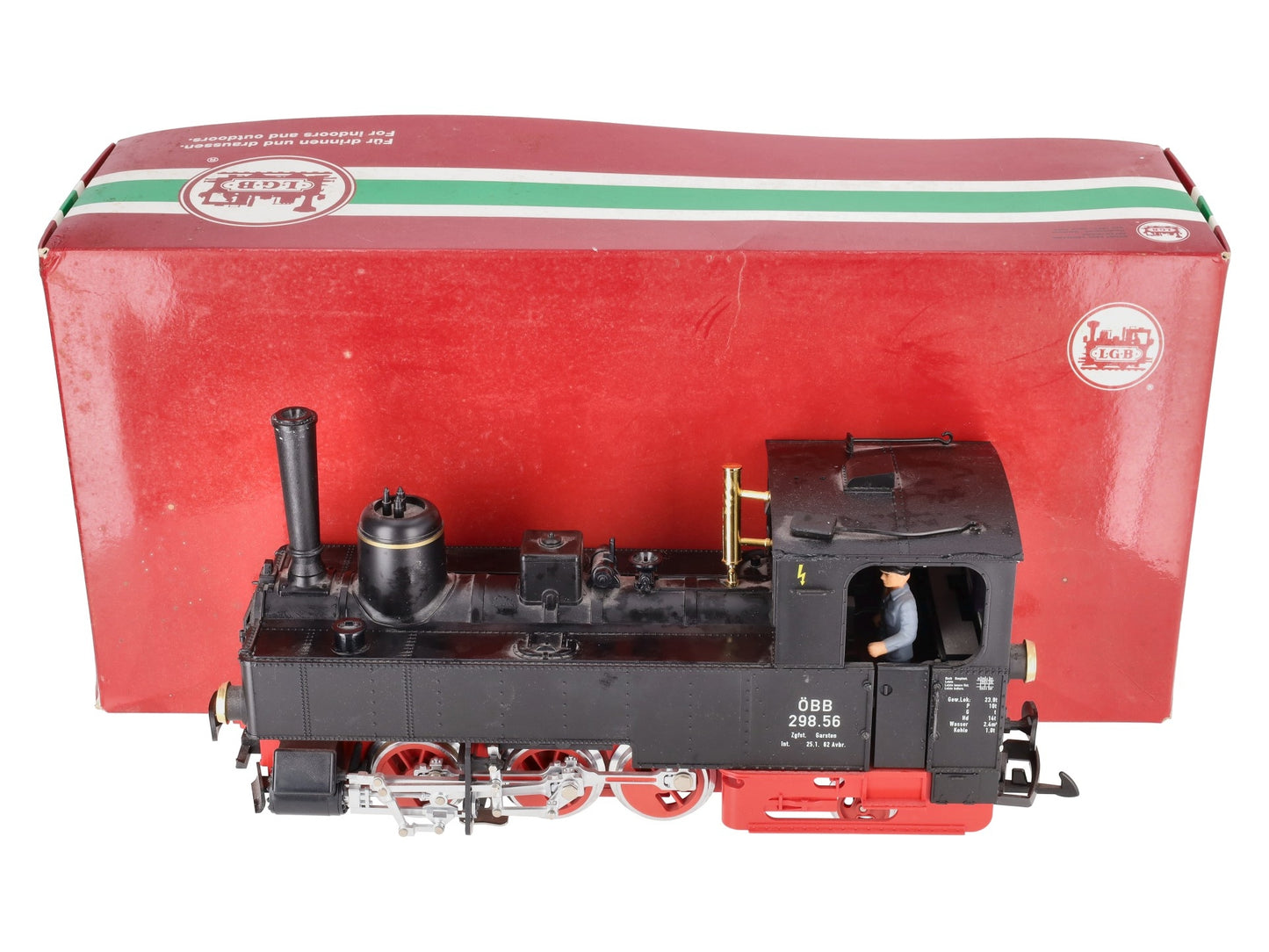 LGB 20721 G Austrian Federal Railways (OBB)  0-6-2 Locomotive #298.56 VG/Box