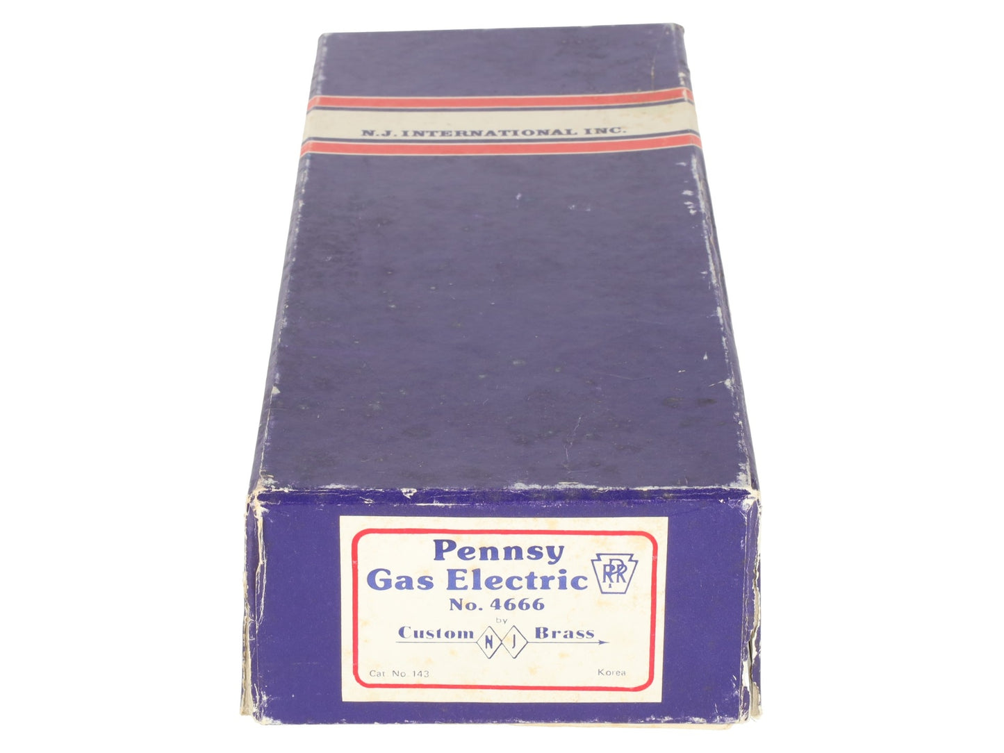 NJ Custom Brass 4666 HO Brass PRR Pennsy Gas Electric Doodlebug - Unpainted EX/Box
