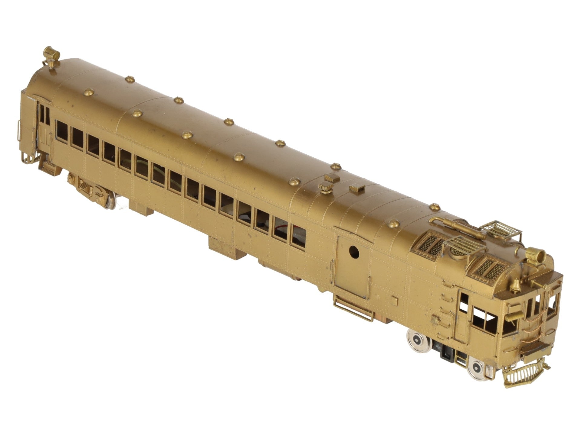 NJ Custom Brass 4666 HO Brass PRR Pennsy Gas Electric Doodlebug - Unpainted EX/Box