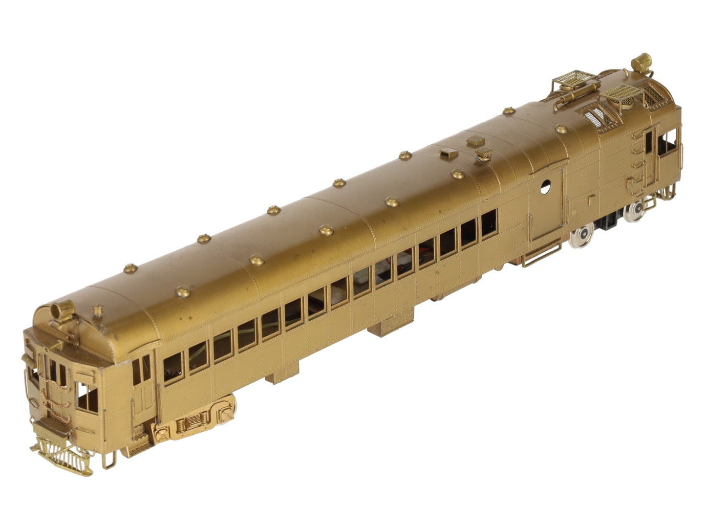 NJ Custom Brass 4666 HO Brass PRR Pennsy Gas Electric Doodlebug - Unpainted EX/Box