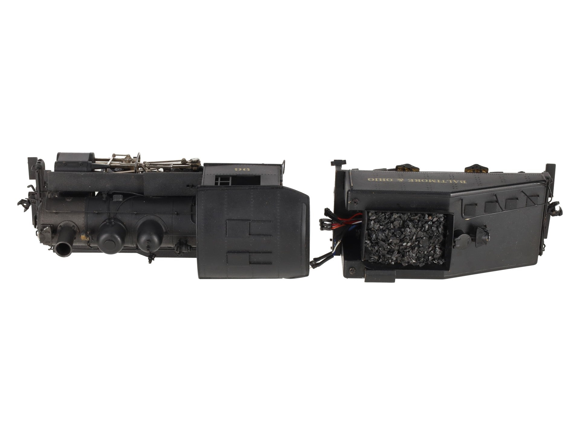 KTM O Scale 2-Rail B&O 0-4-0T Dockside Steam locomotive w/tender #96 - Painted/Box