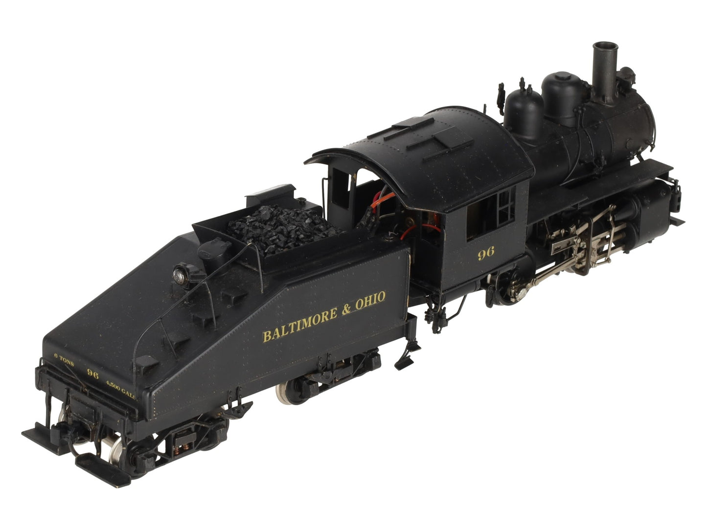 KTM O Scale 2-Rail B&O 0-4-0T Dockside Steam locomotive w/tender #96 - Painted/Box