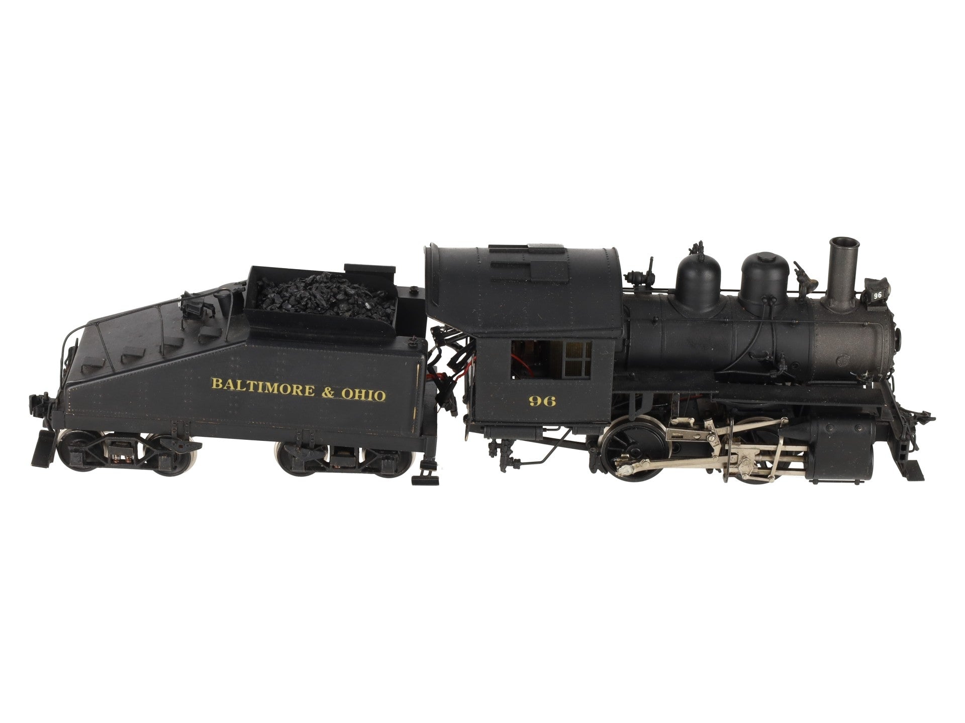 KTM O Scale 2-Rail B&O 0-4-0T Dockside Steam locomotive w/tender #96 - Painted/Box