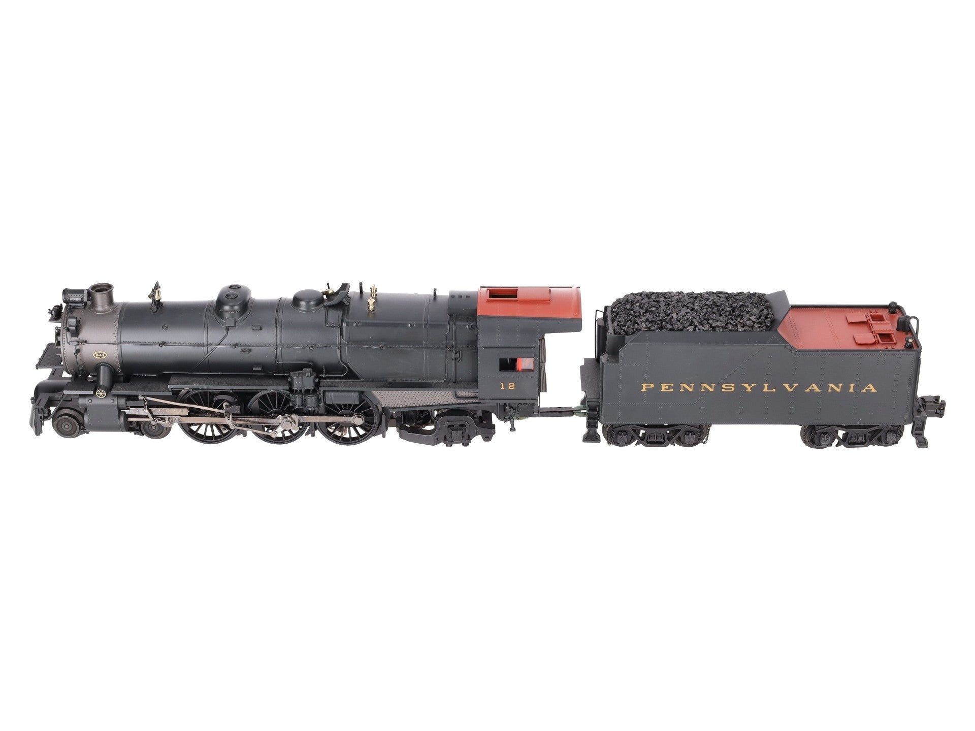 MTH 20-3295-1 O Gauge Pennsylvania RR 4-6-2 K4s Steam Locomotive #12 w/PS2 EX/Box