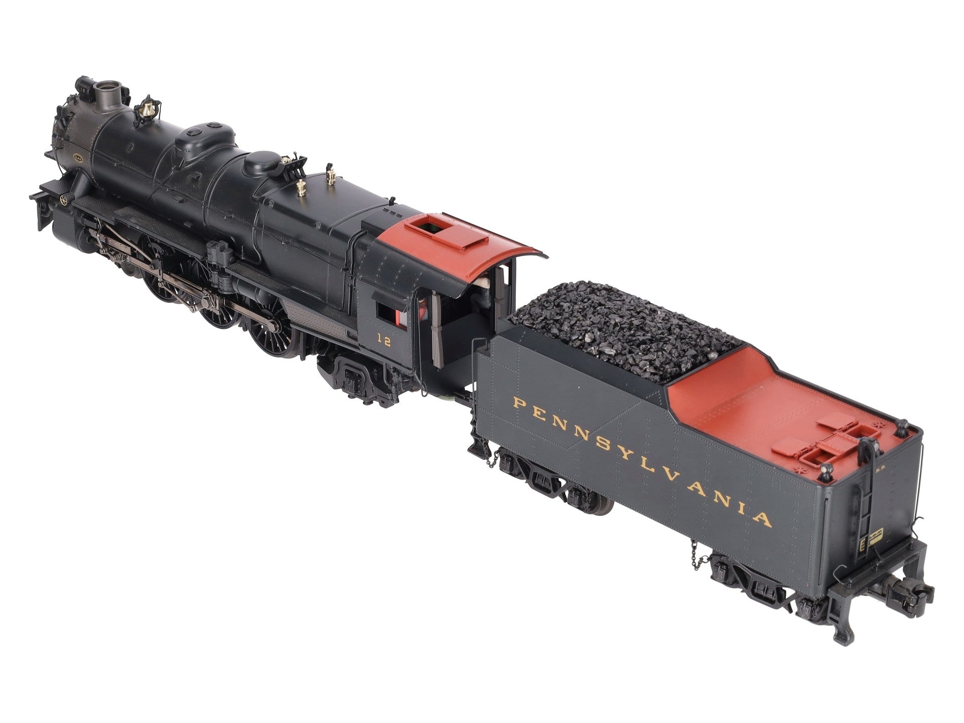 MTH 20-3295-1 O Gauge Pennsylvania RR 4-6-2 K4s Steam Locomotive #12 w/PS2 EX/Box