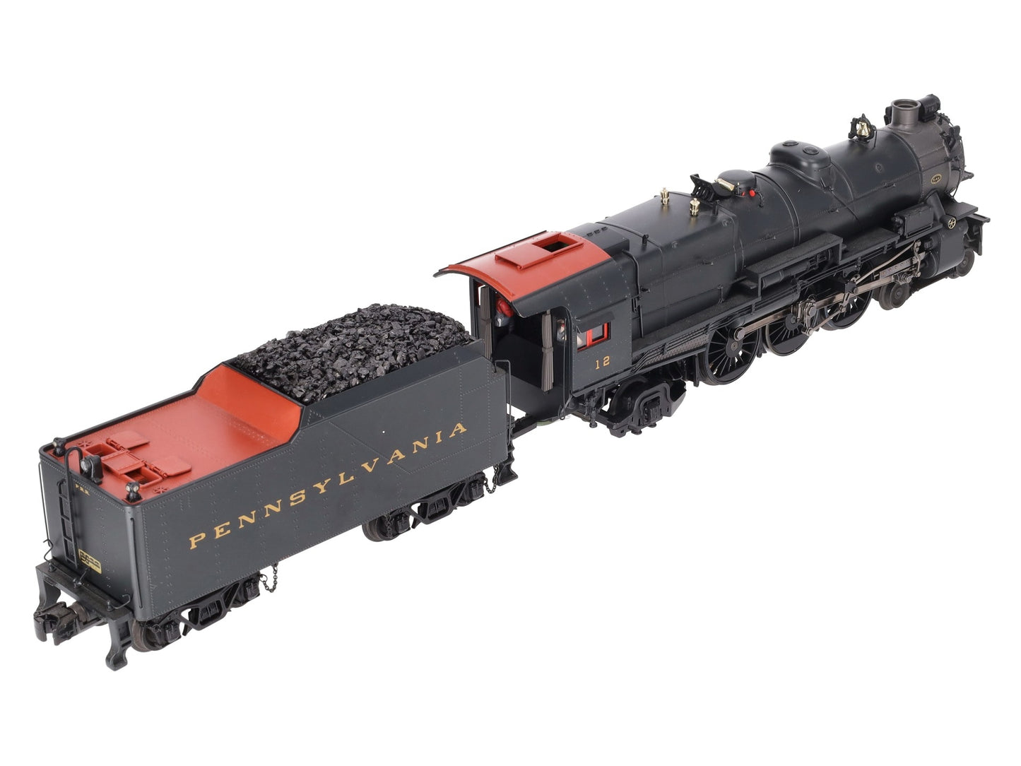 MTH 20-3295-1 O Gauge Pennsylvania RR 4-6-2 K4s Steam Locomotive #12 w/PS2 EX/Box
