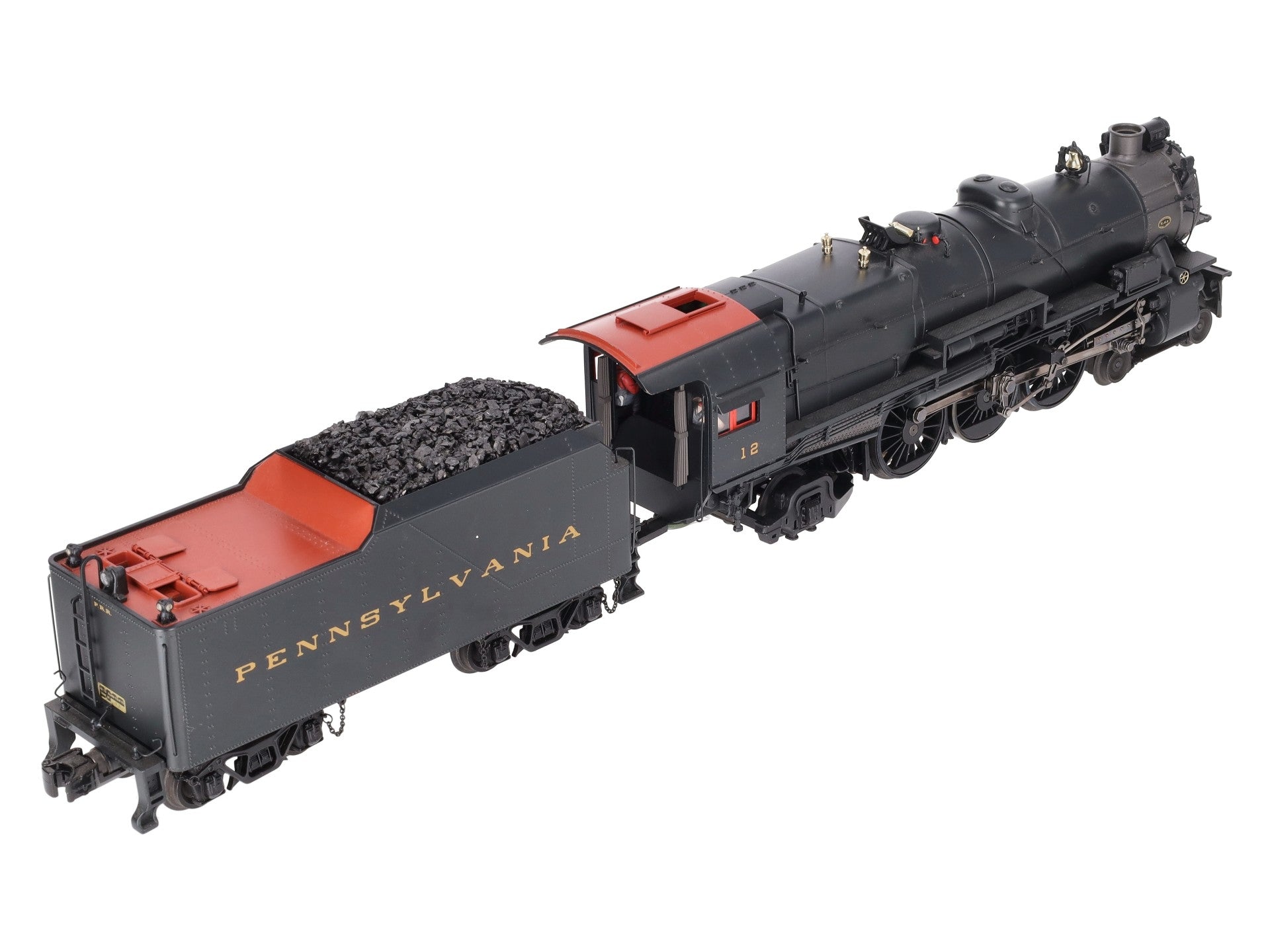 MTH 20-3295-1 O Gauge Pennsylvania RR 4-6-2 K4s Steam Locomotive #12 w/PS2 EX/Box