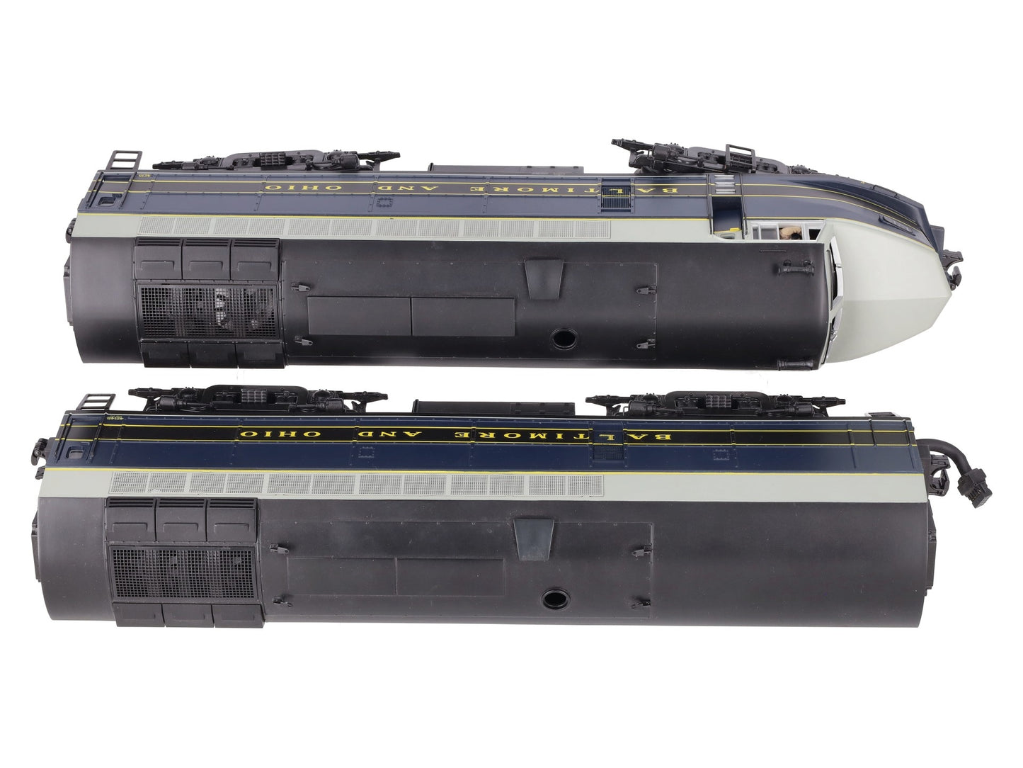 MTH 20-2728-1 B&O Sharknose AB Diesel Engine Set w/Proto-Sound 2.0 #4215/4214 EX/Box