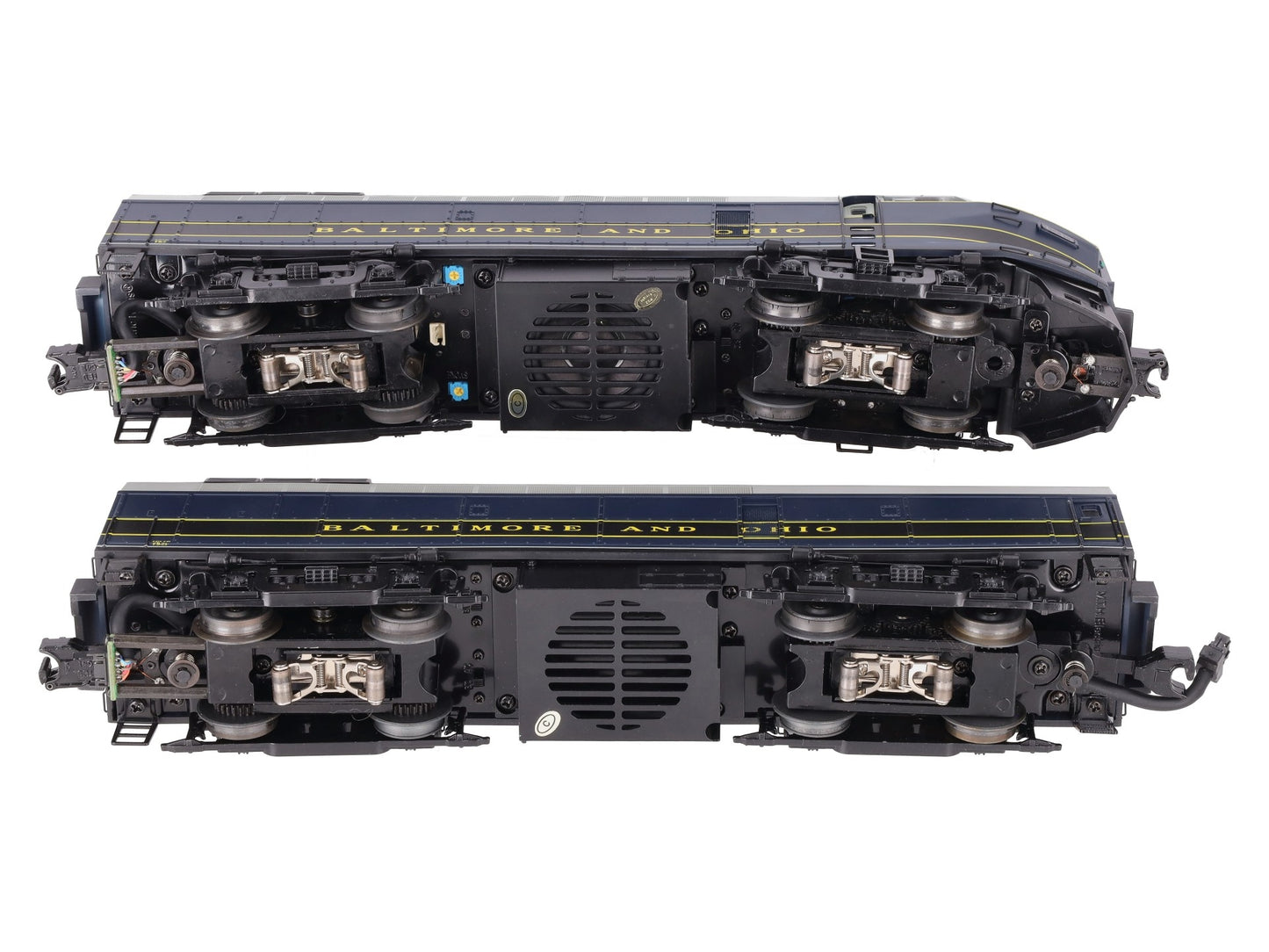 MTH 20-2728-1 B&O Sharknose AB Diesel Engine Set w/Proto-Sound 2.0 #4215/4214 EX/Box