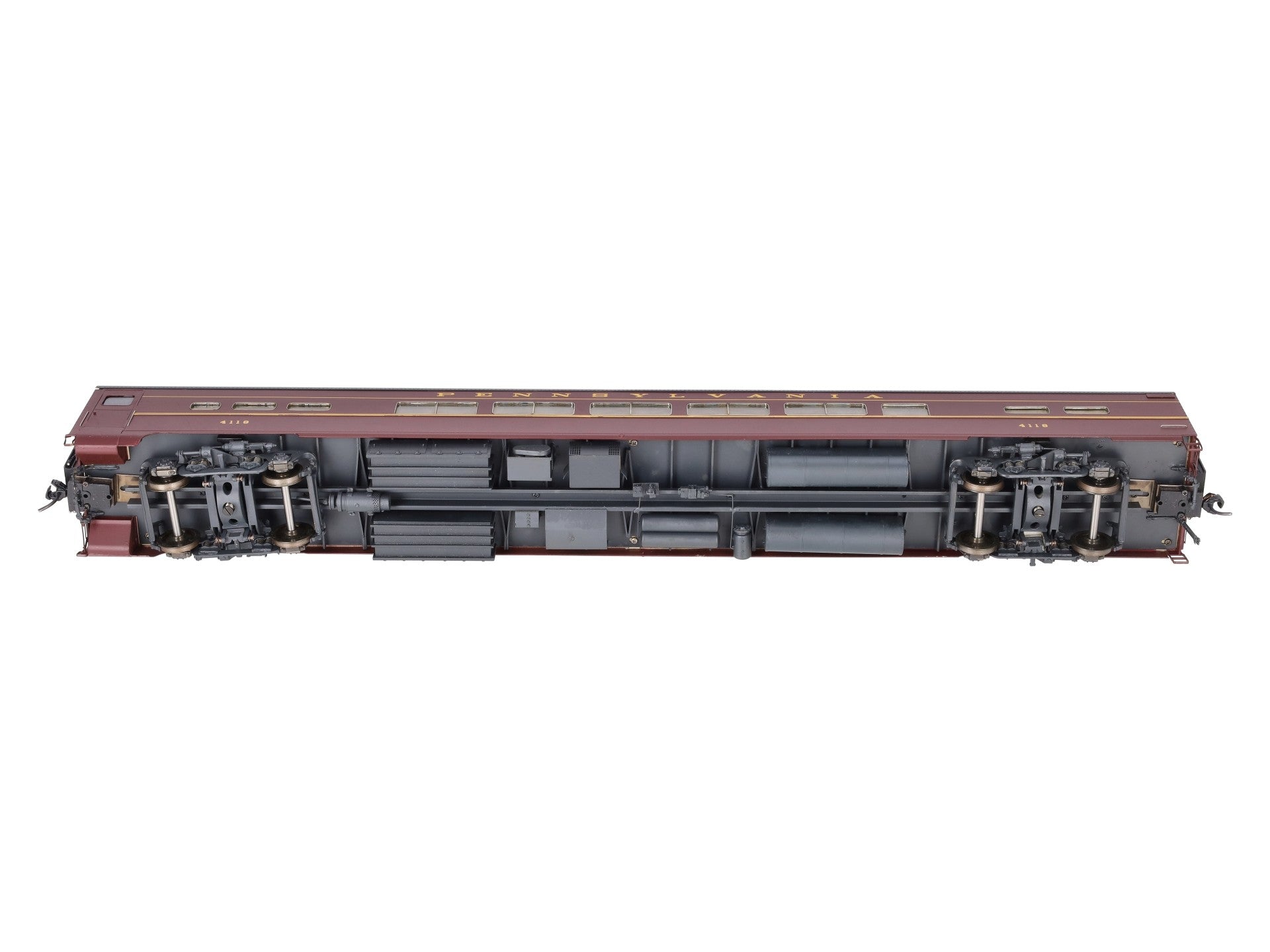 Sunnyside LTD O Scale Brass PRR Passenger Coach #4118 (2-Rail) VG