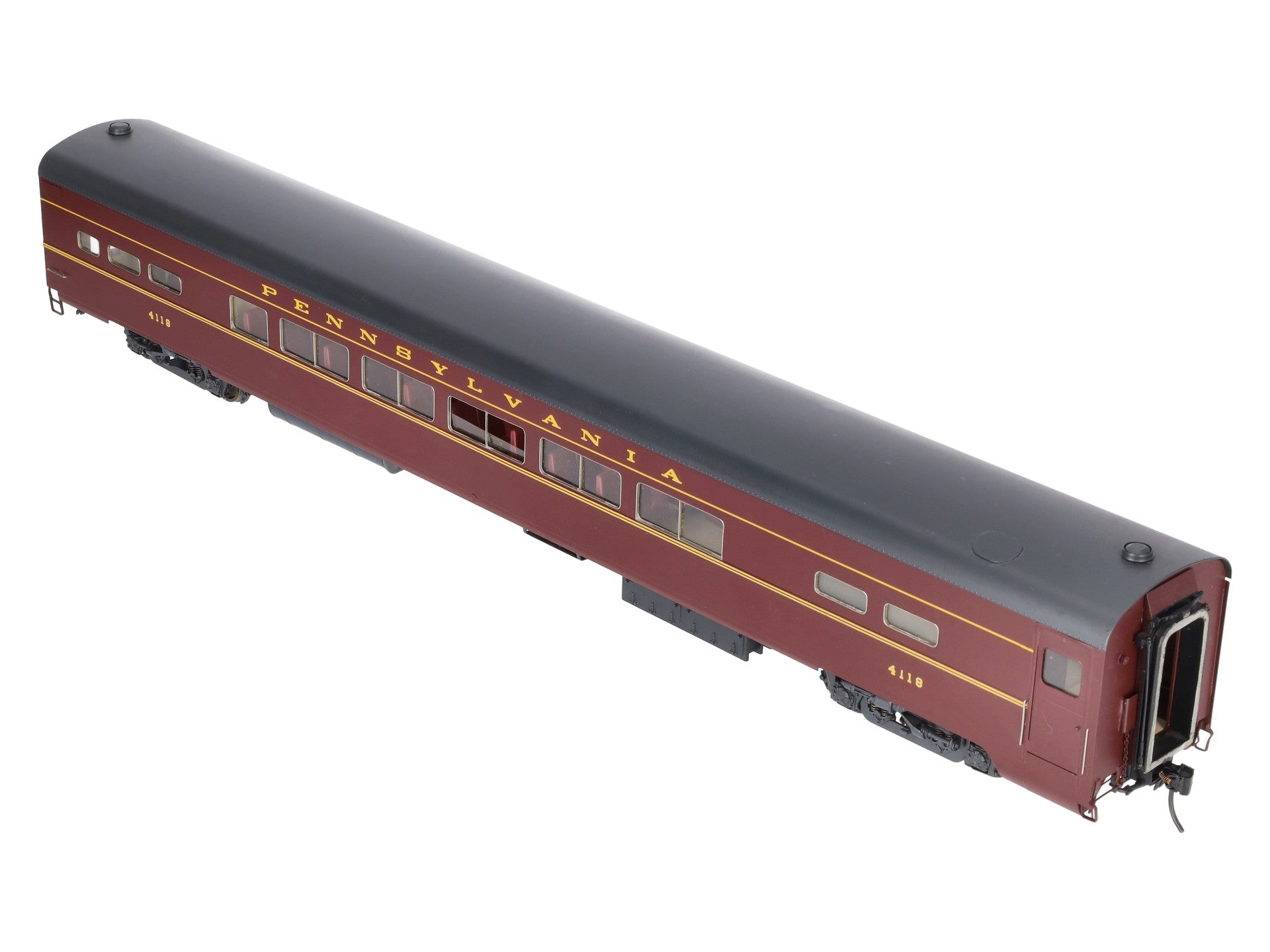 Sunnyside LTD O Scale Brass PRR Passenger Coach #4118 (2-Rail) VG
