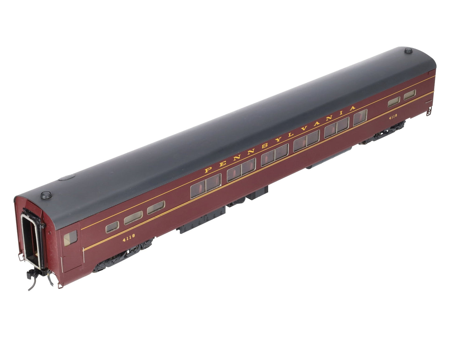 Sunnyside LTD O Scale Brass PRR Passenger Coach #4118 (2-Rail) VG