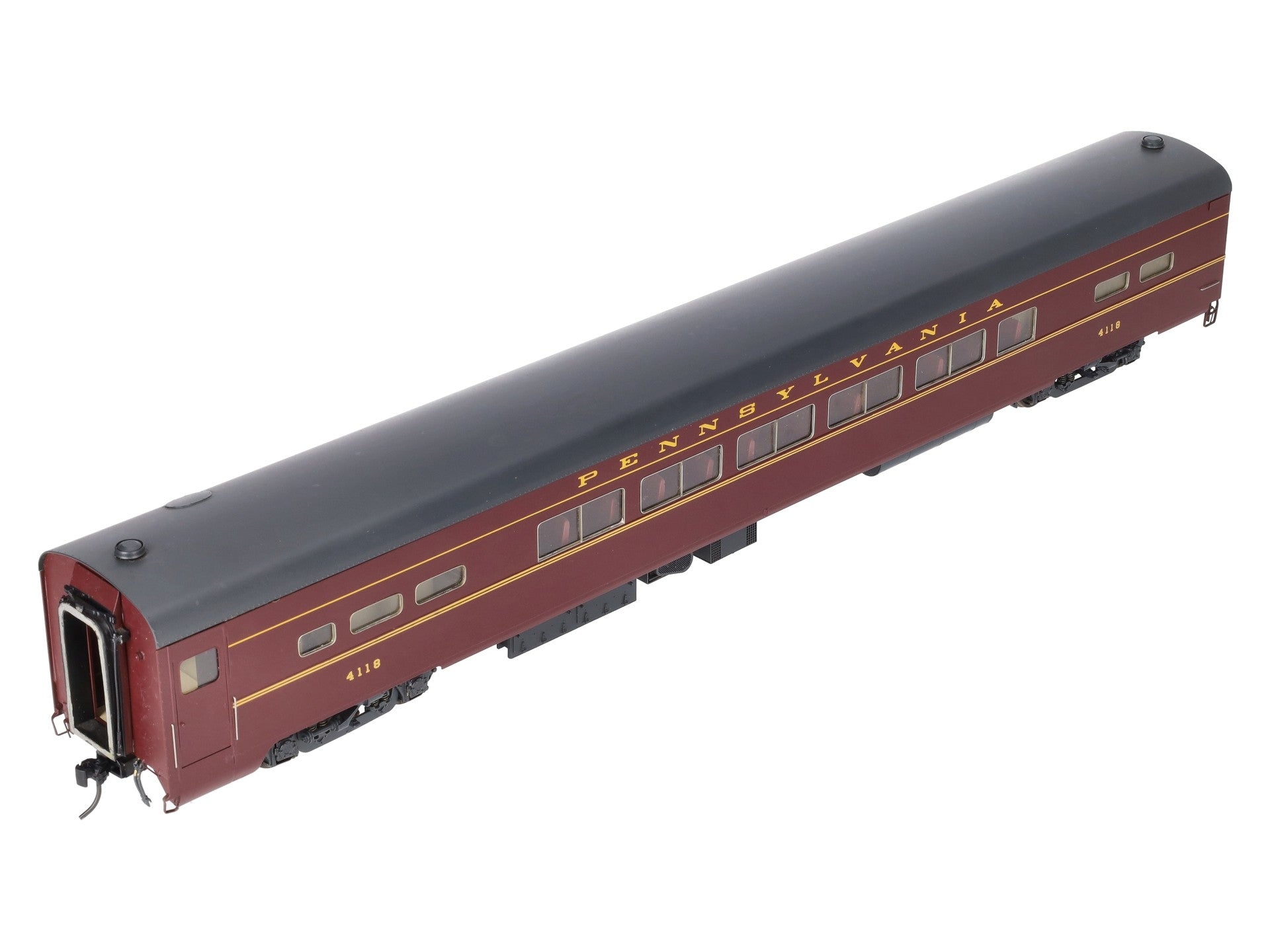 Sunnyside LTD O Scale Brass PRR Passenger Coach #4118 (2-Rail) VG