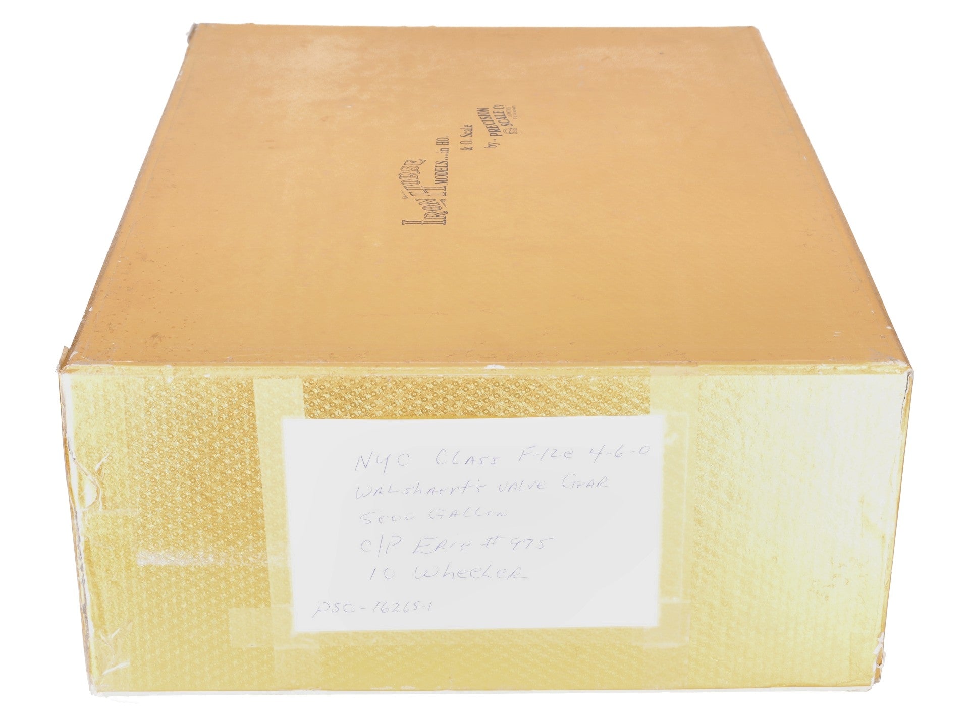 Precision Scale Co. O Brass Erie 4-6-0 Steam Loco & Tender #975 (2-Rail) - CP/Box
