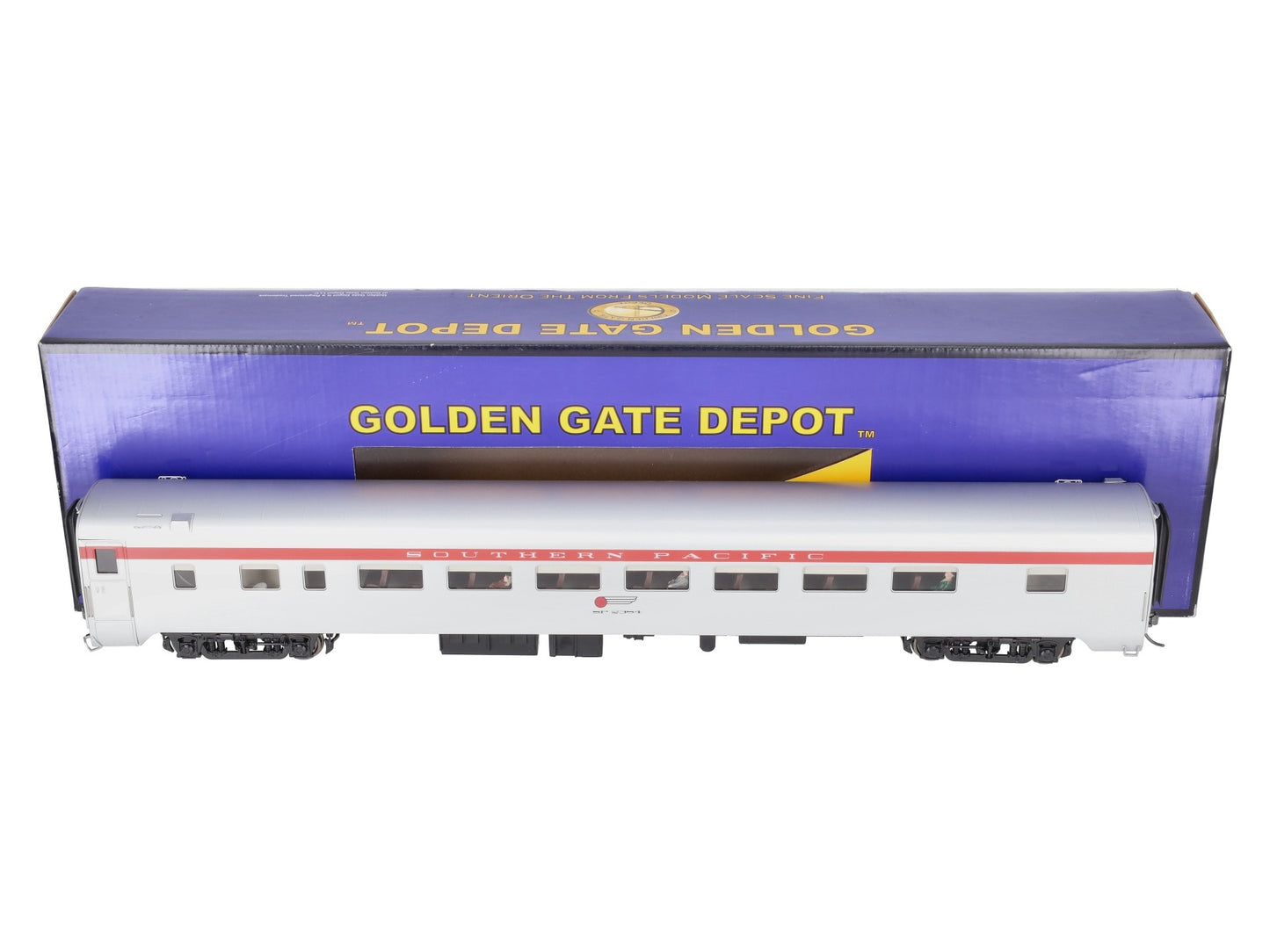 Golden Gate Depot O Southern Pacific Aluminum Light Weight Coach #2384 (2-Rail) LN/Box