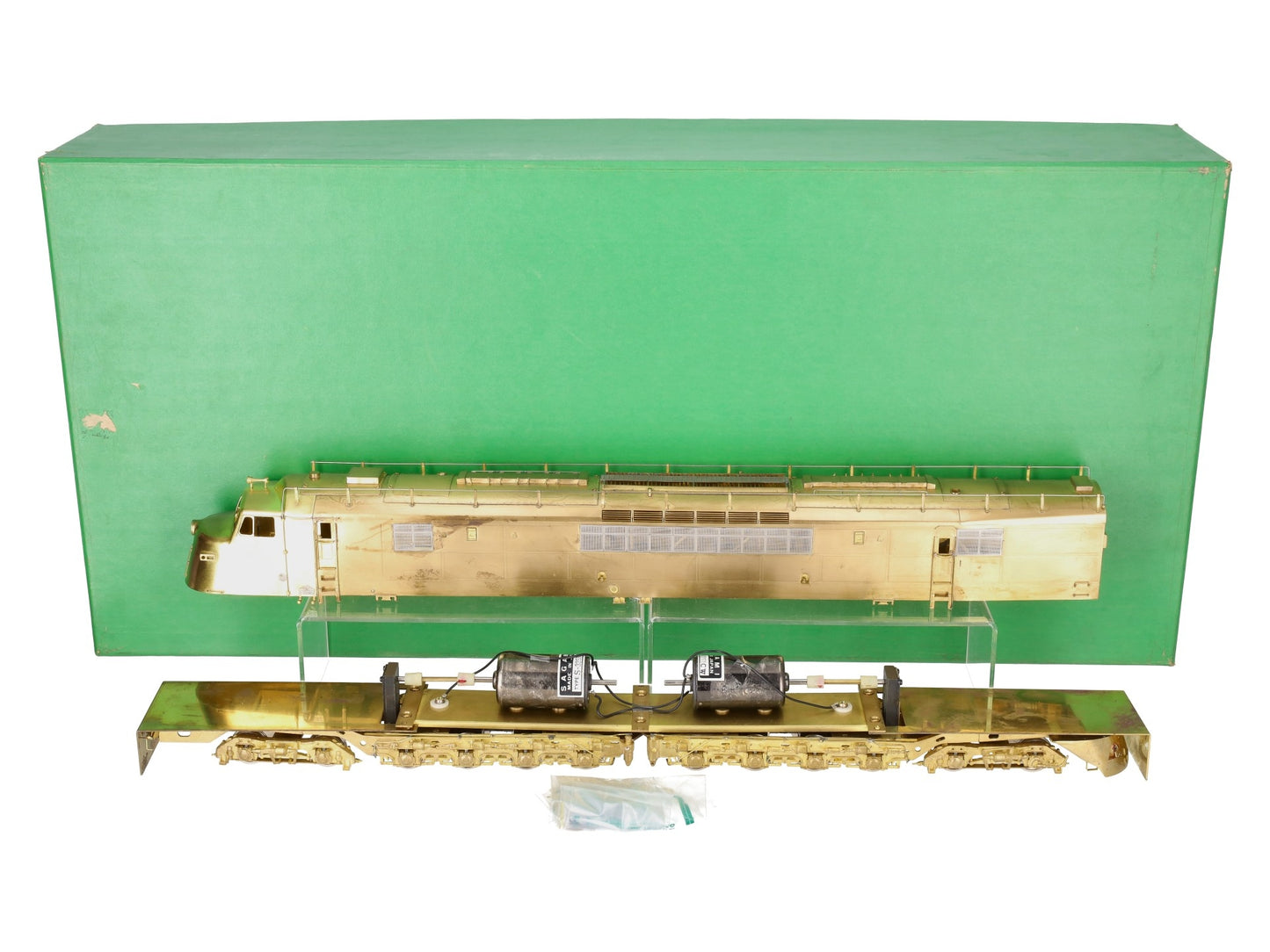 Overland 0230 O Brass PRR Centipede Diesel Locomotive (2-Rail) - Unpainted EX/Box