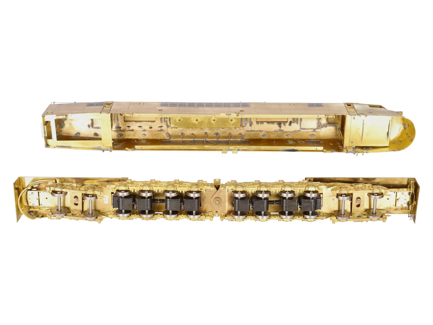Overland 0230 O Brass PRR Centipede Diesel Locomotive (2-Rail) - Unpainted EX/Box
