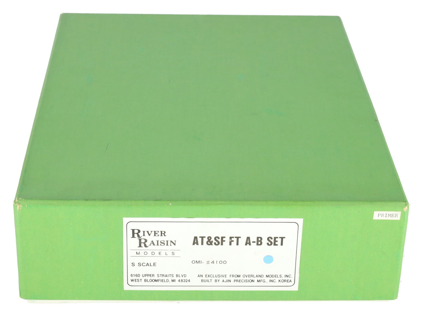 River Raisin Models OMI-4100 S Scale BRASS ATSF A-B Diesel Set EX/Box