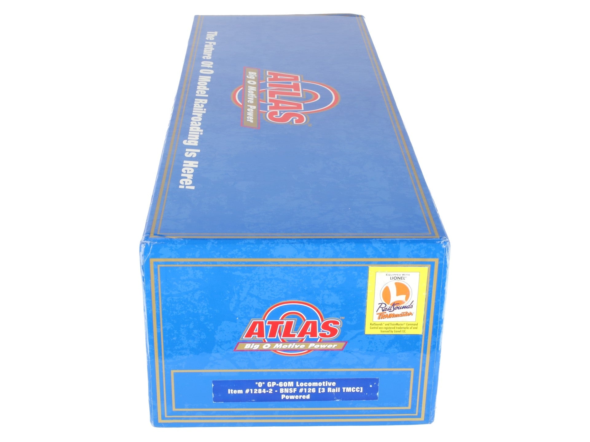 Atlas 1284-2 O Gauge BNSF GP-60M Powered Diesel Locomotive #126 [3-Rail] LN/Box