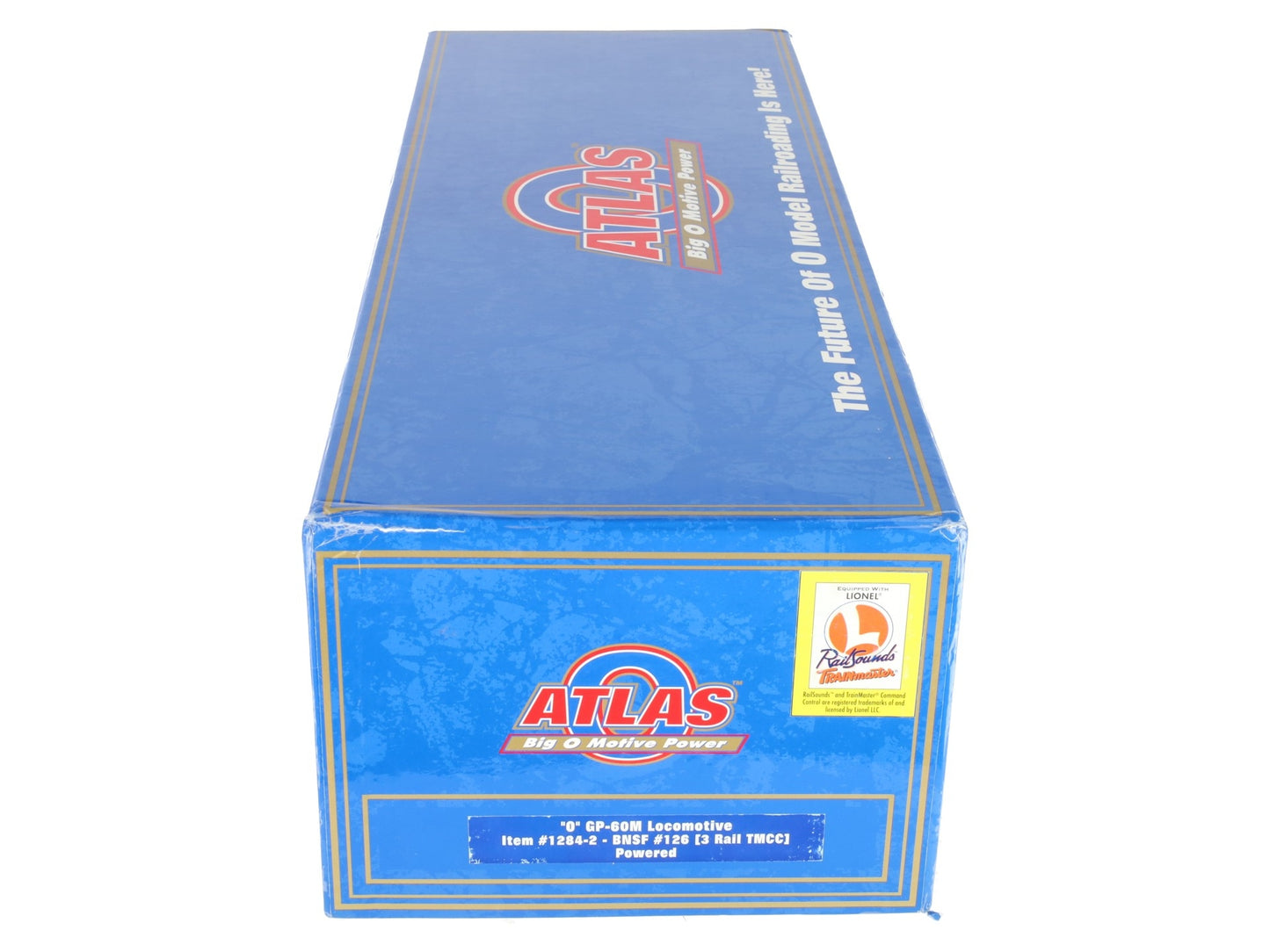 Atlas 1284-2 O Gauge BNSF GP-60M Powered Diesel Locomotive #126 [3-Rail] LN/Box