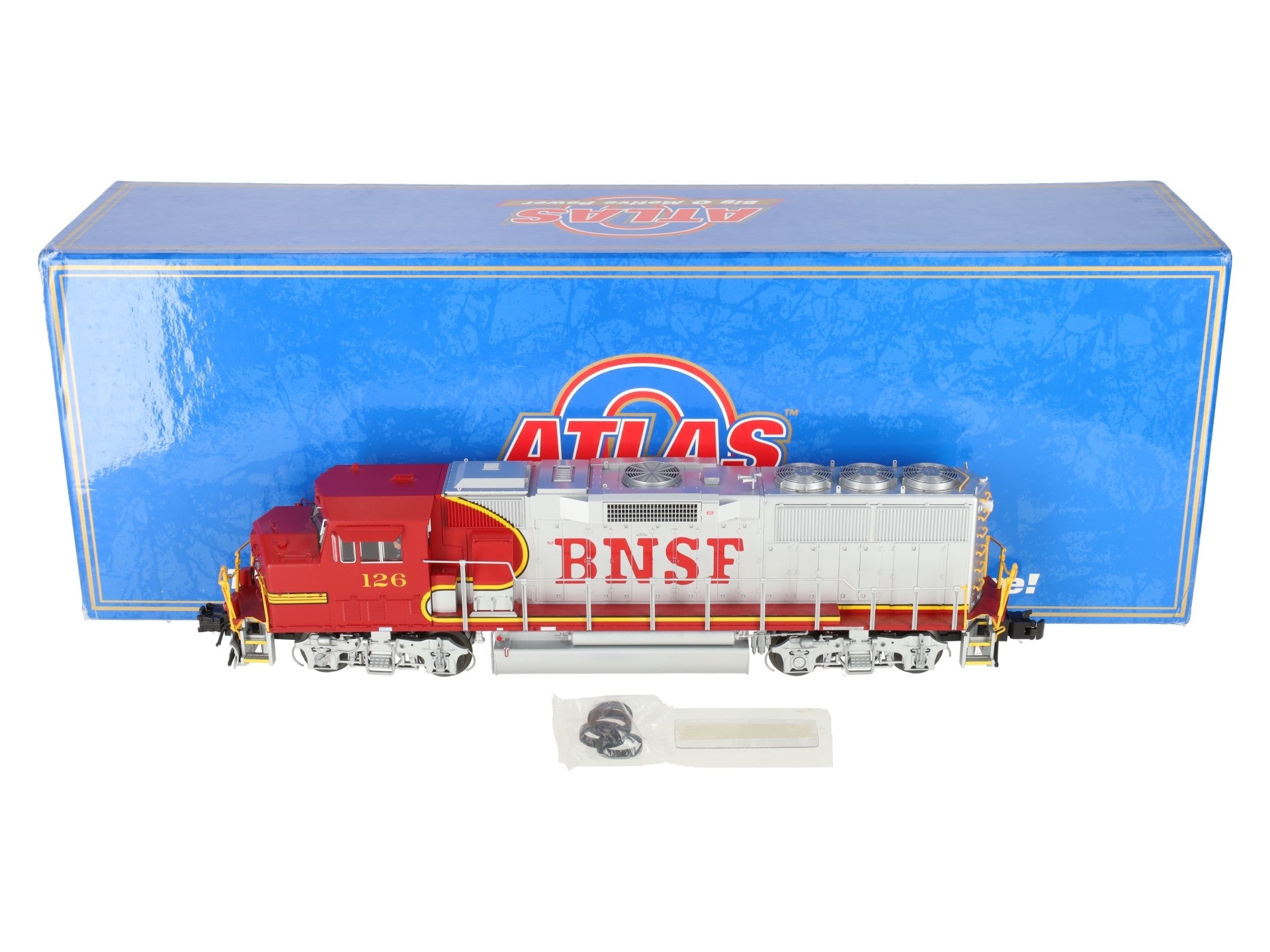 Atlas 1284-2 O Gauge BNSF GP-60M Powered Diesel Locomotive #126 [3-Rail] LN/Box