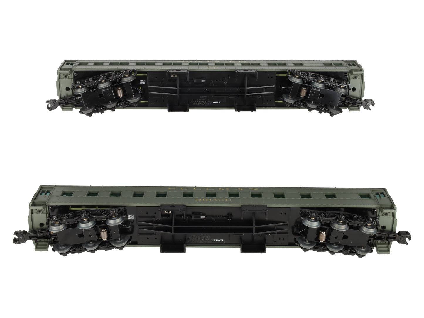 Lionel 2027080 O Santa Fe California Limited 18" Passenger Car Set B (Set of 2) LN/Box