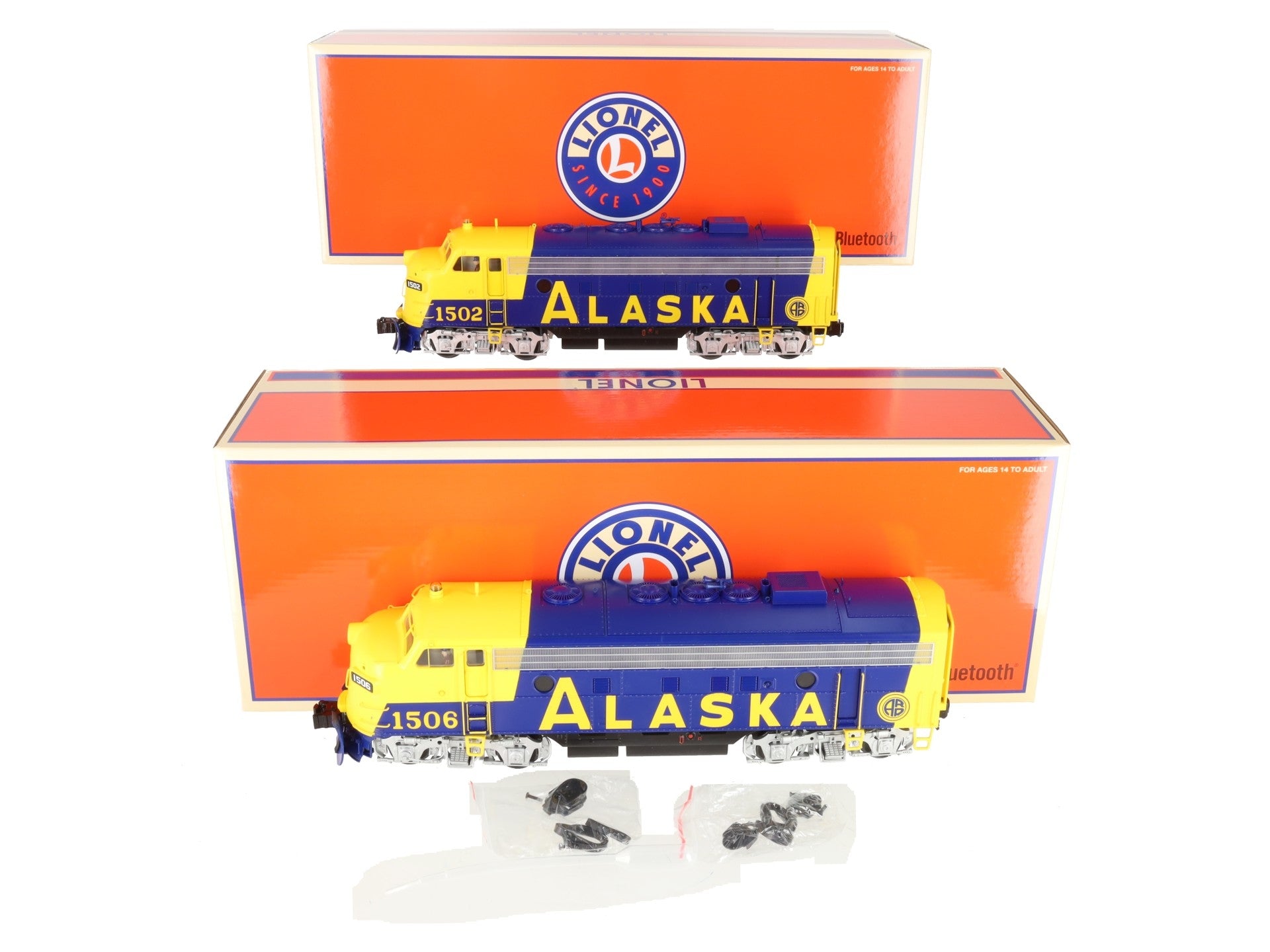 Lionel 2033240 O Alaska Railroad F7 AA Diesel Locomotive #1502/1506