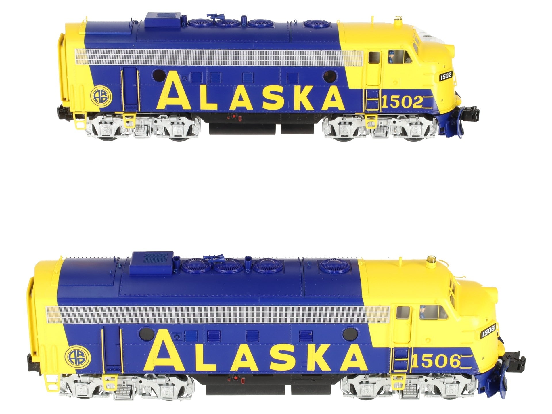 Lionel 2033240 O Alaska Railroad F7 AA Diesel Locomotive #1502/1506
