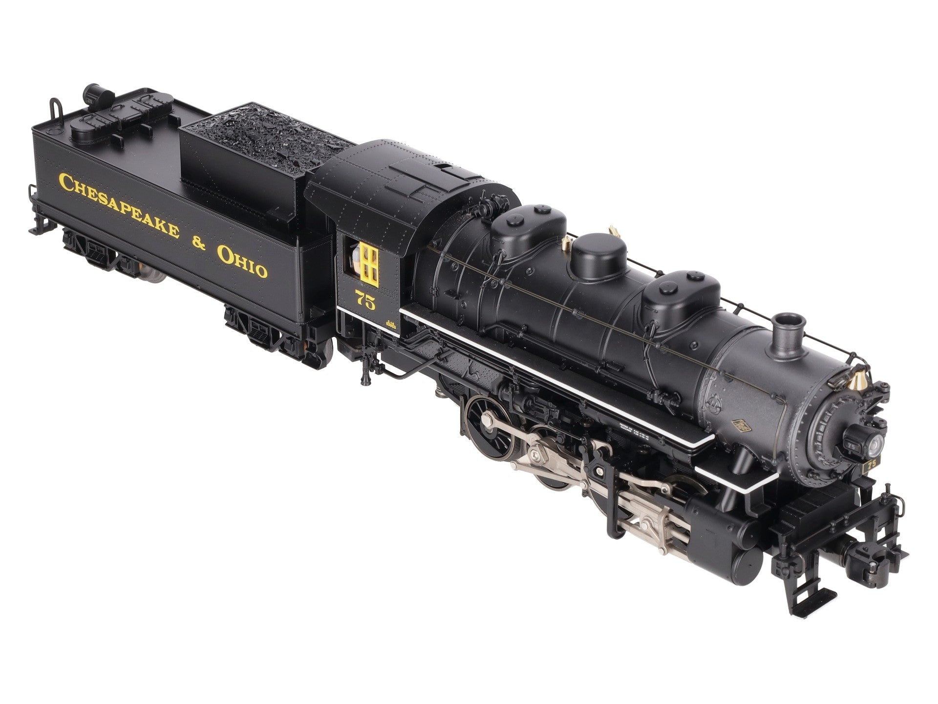 Lionel 6-28081 O Chesapeake & Ohio 0-8-0 Steam Locomotive & Tender #75 w/TMCC EX