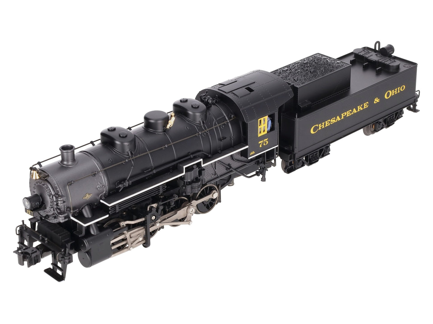Lionel 6-28081 O Chesapeake & Ohio 0-8-0 Steam Locomotive & Tender #75 w/TMCC EX