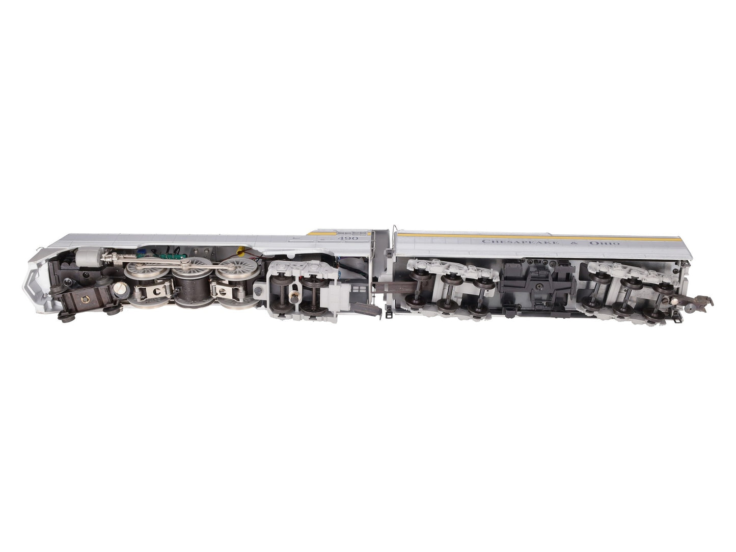 Lionel 6-18043 O Chesapeake & Ohio Streamlined Hudson & Tender #490 with RSII EX/Box