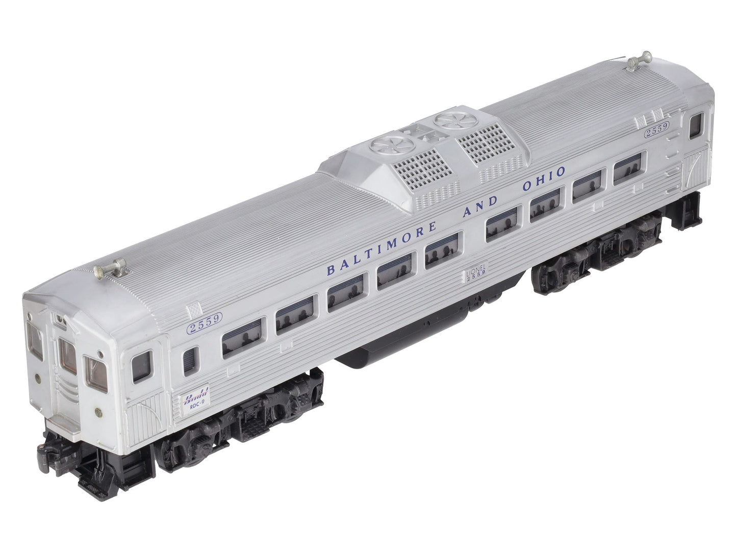 Lionel 2559 Vintage O Baltimore & Ohio RDC Non-Powered Passenger Car EX/Box
