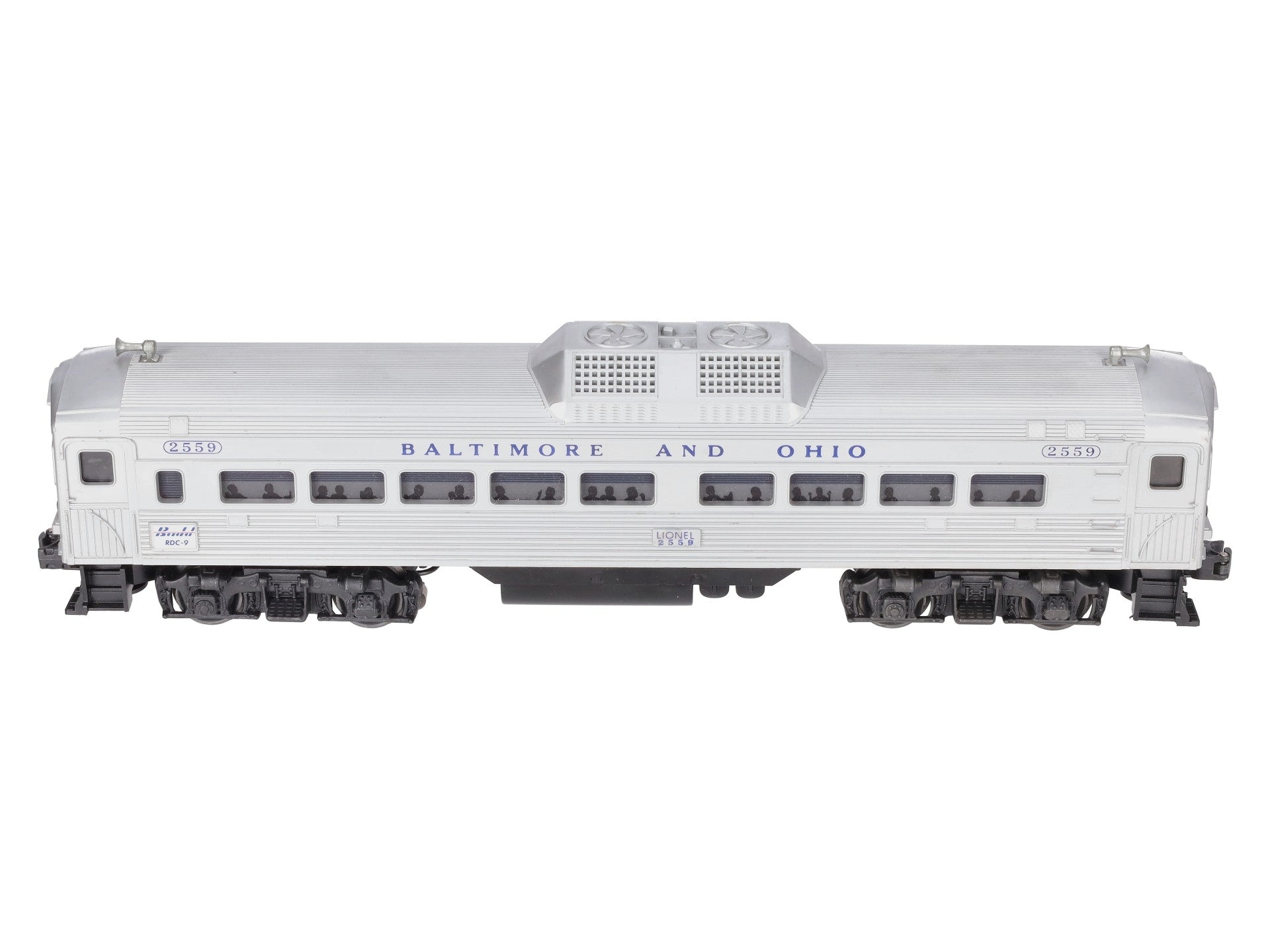 Lionel 2559 Vintage O Baltimore & Ohio RDC Non-Powered Passenger Car EX/Box