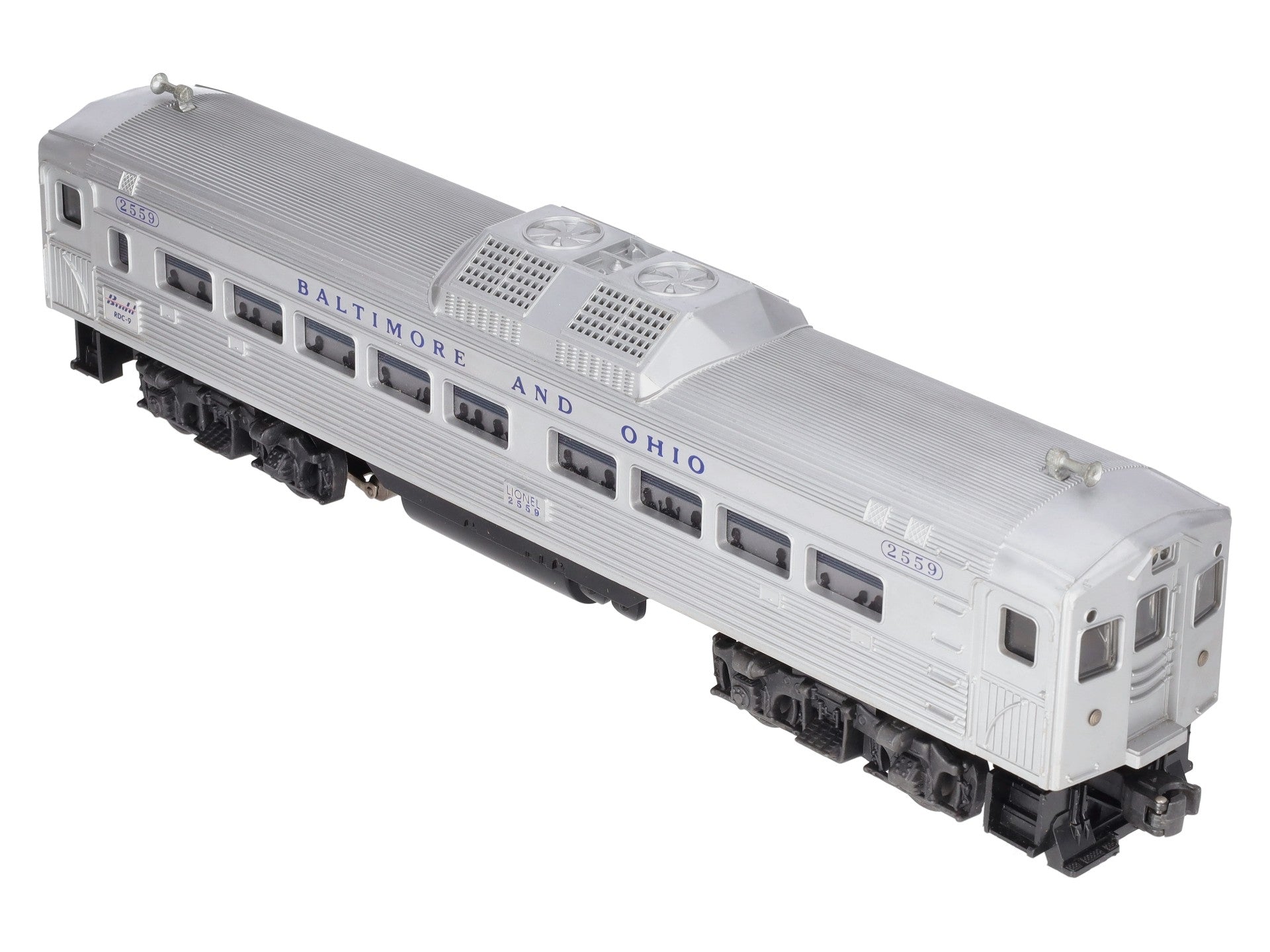 Lionel 2559 Vintage O Baltimore & Ohio RDC Non-Powered Passenger Car EX/Box