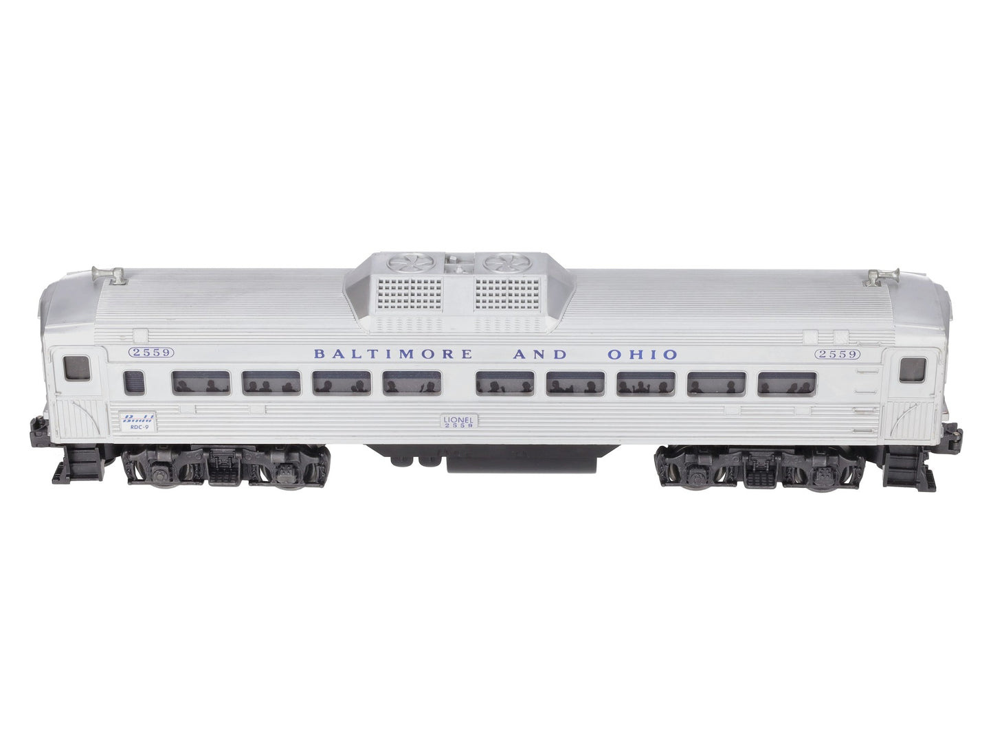 Lionel 2559 Vintage O Baltimore & Ohio RDC Non-Powered Passenger Car EX/Box