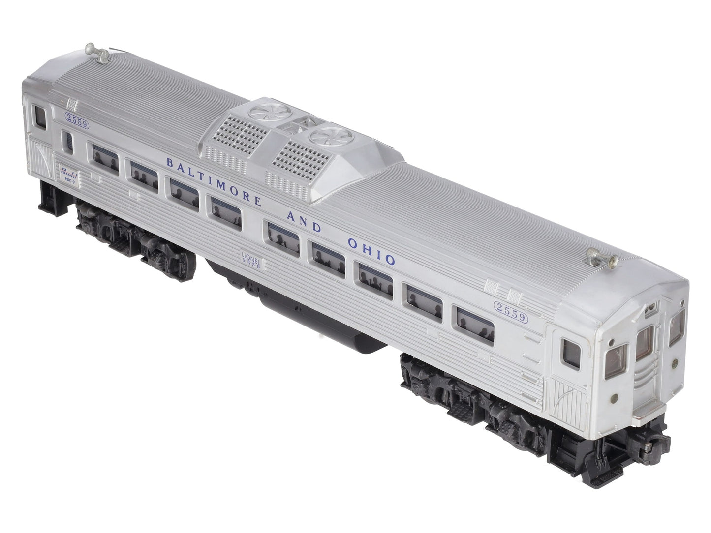 Lionel 2559 Vintage O Baltimore & Ohio RDC Non-Powered Passenger Car EX/Box