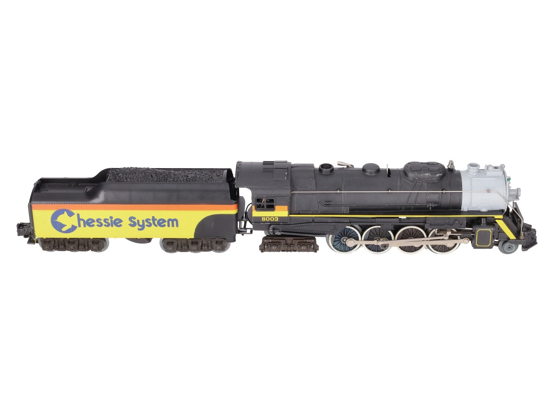 Lionel 6-8003 O Gauge Chessie 2-8-4 Berkshire Steam Locomotive & Tender #8003 EX