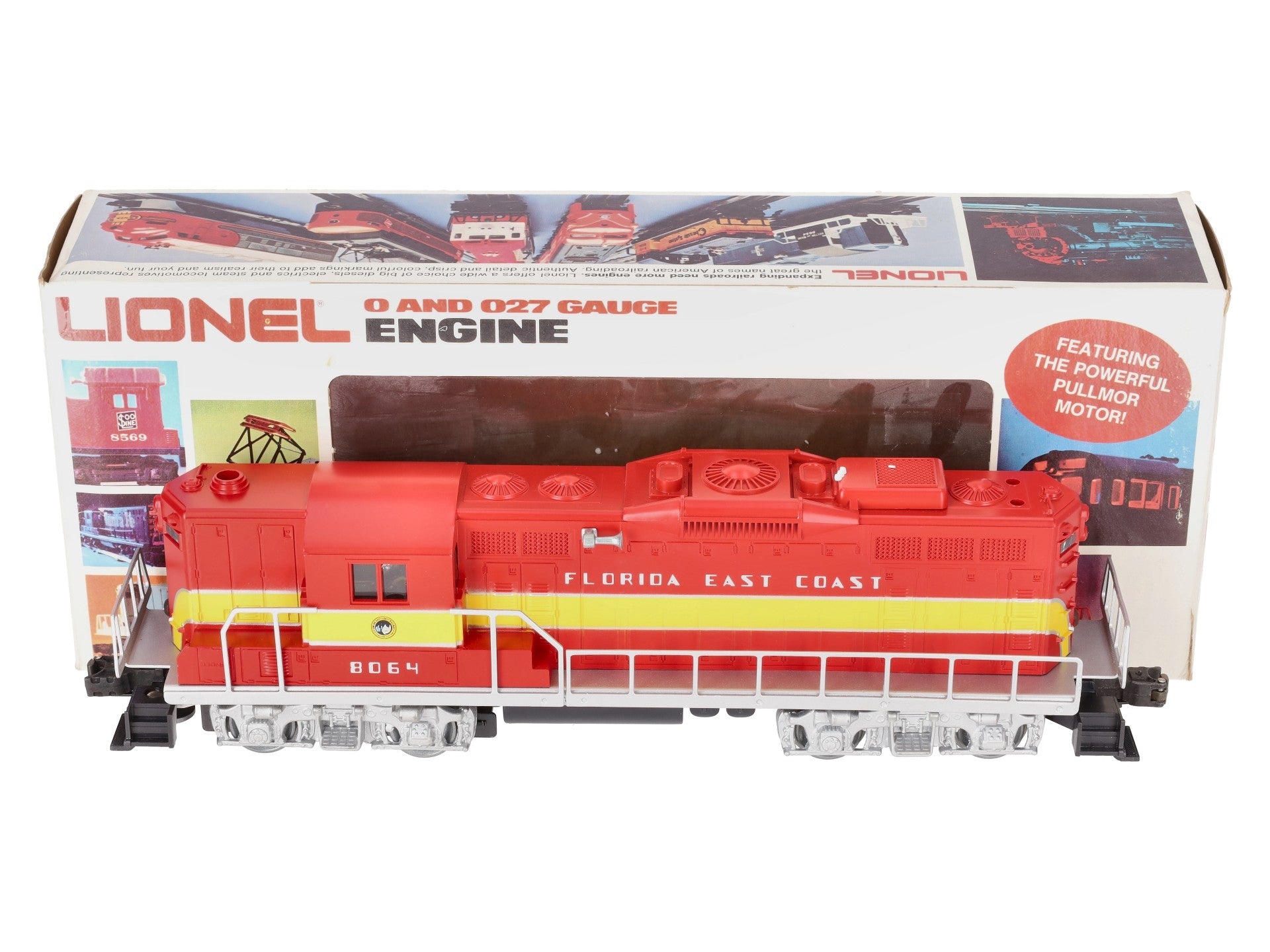 Lionel 6-8064 O Gauge Florida East Coast GP-9 Diesel Locomotive #8064 EX/Box