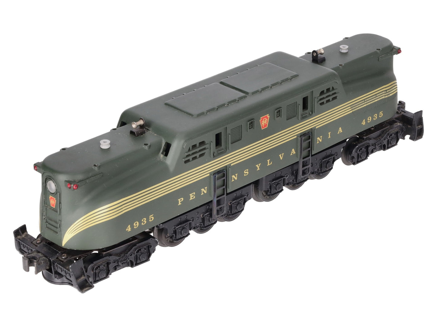 Williams O GG-24 PRR Brunswick Green Five Stripe Electric Locomotive #4935 EX/Box