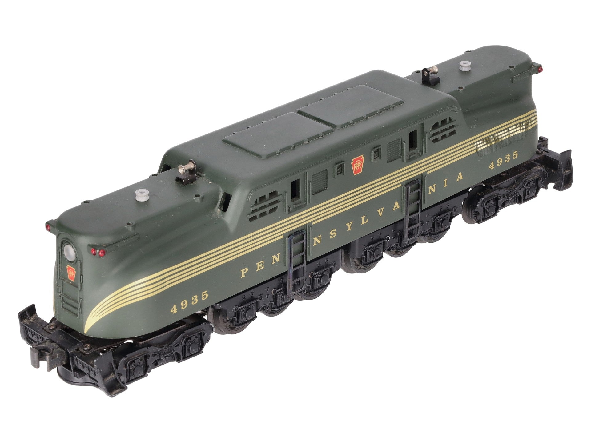 Williams O GG-24 PRR Brunswick Green Five Stripe Electric Locomotive #4935 EX/Box