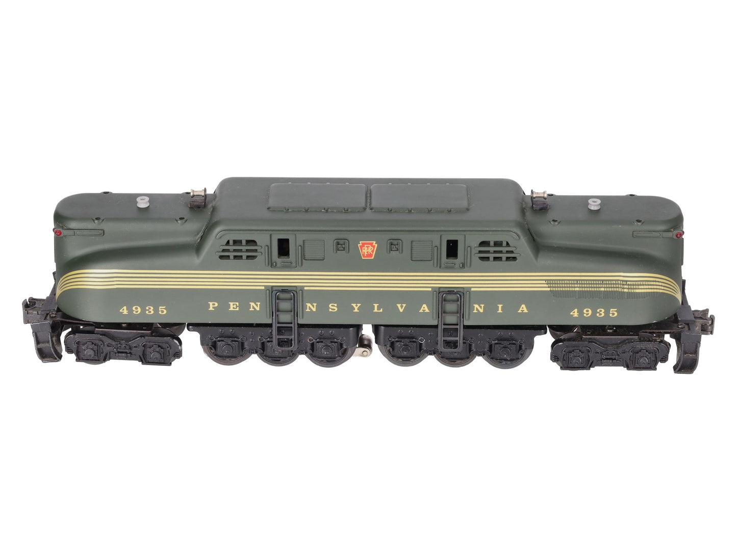 Williams O GG-24 PRR Brunswick Green Five Stripe Electric Locomotive #4935 EX/Box