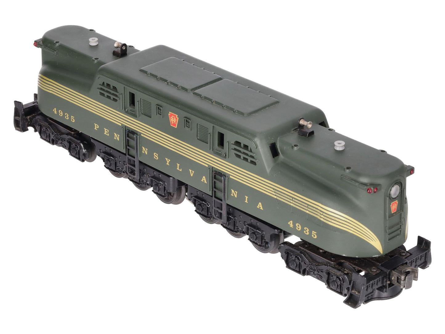 Williams O GG-24 PRR Brunswick Green Five Stripe Electric Locomotive #4935 EX/Box