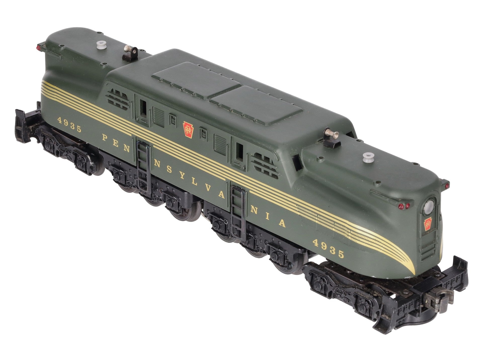 Williams O GG-24 PRR Brunswick Green Five Stripe Electric Locomotive #4935 EX/Box