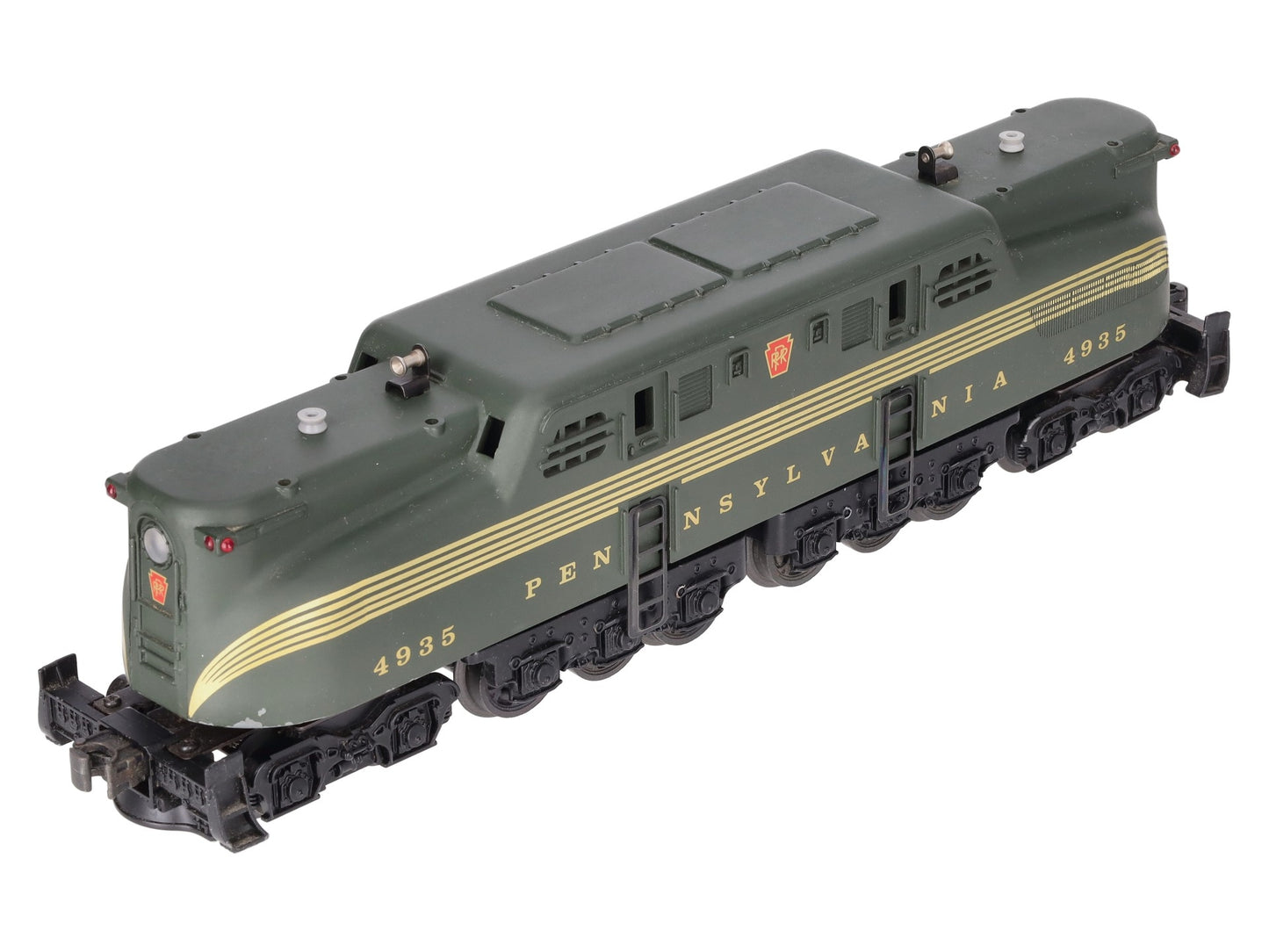 Williams O GG-24 PRR Brunswick Green Five Stripe Electric Locomotive #4935 EX/Box
