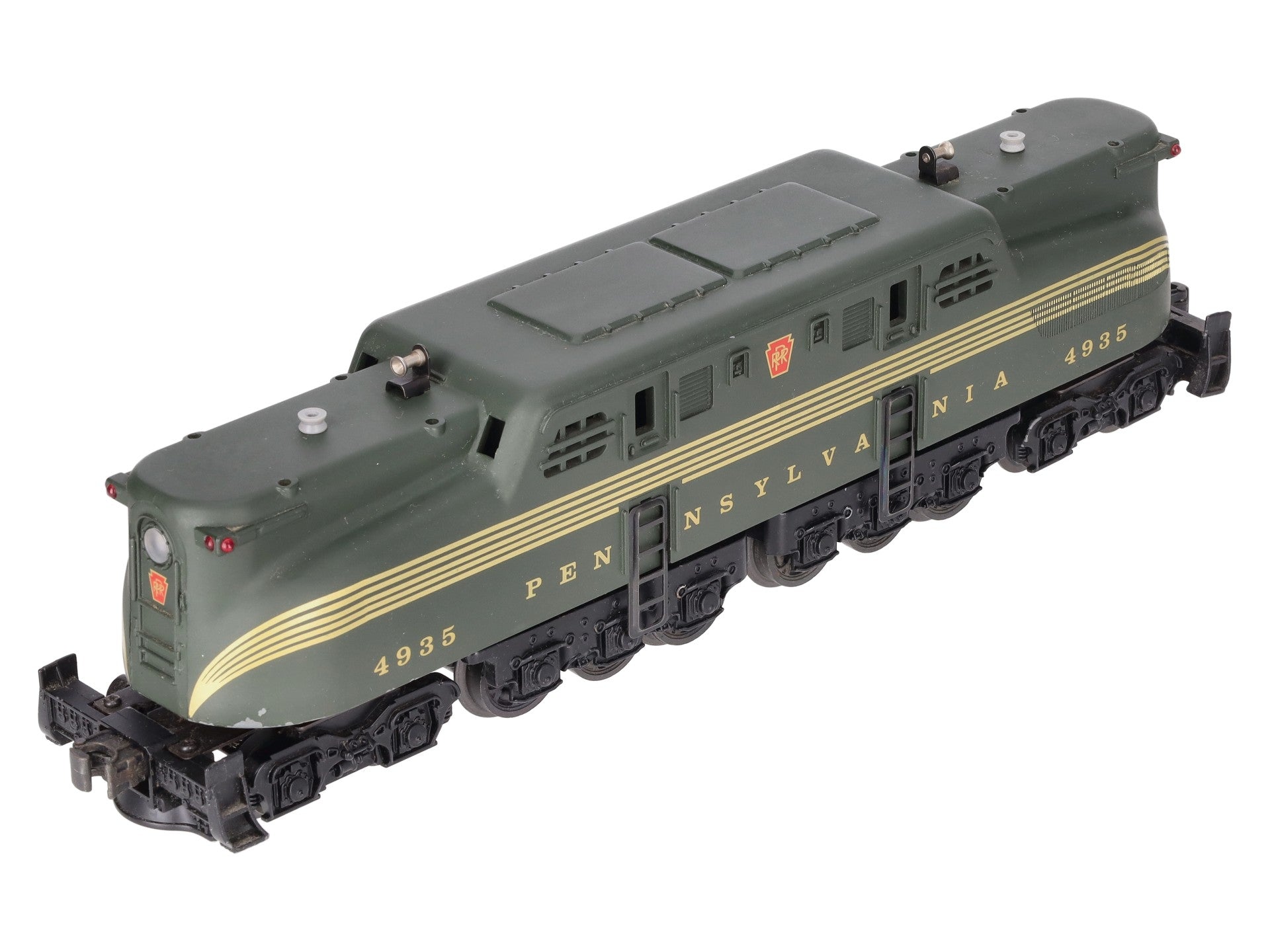 Williams O GG-24 PRR Brunswick Green Five Stripe Electric Locomotive #4935 EX/Box