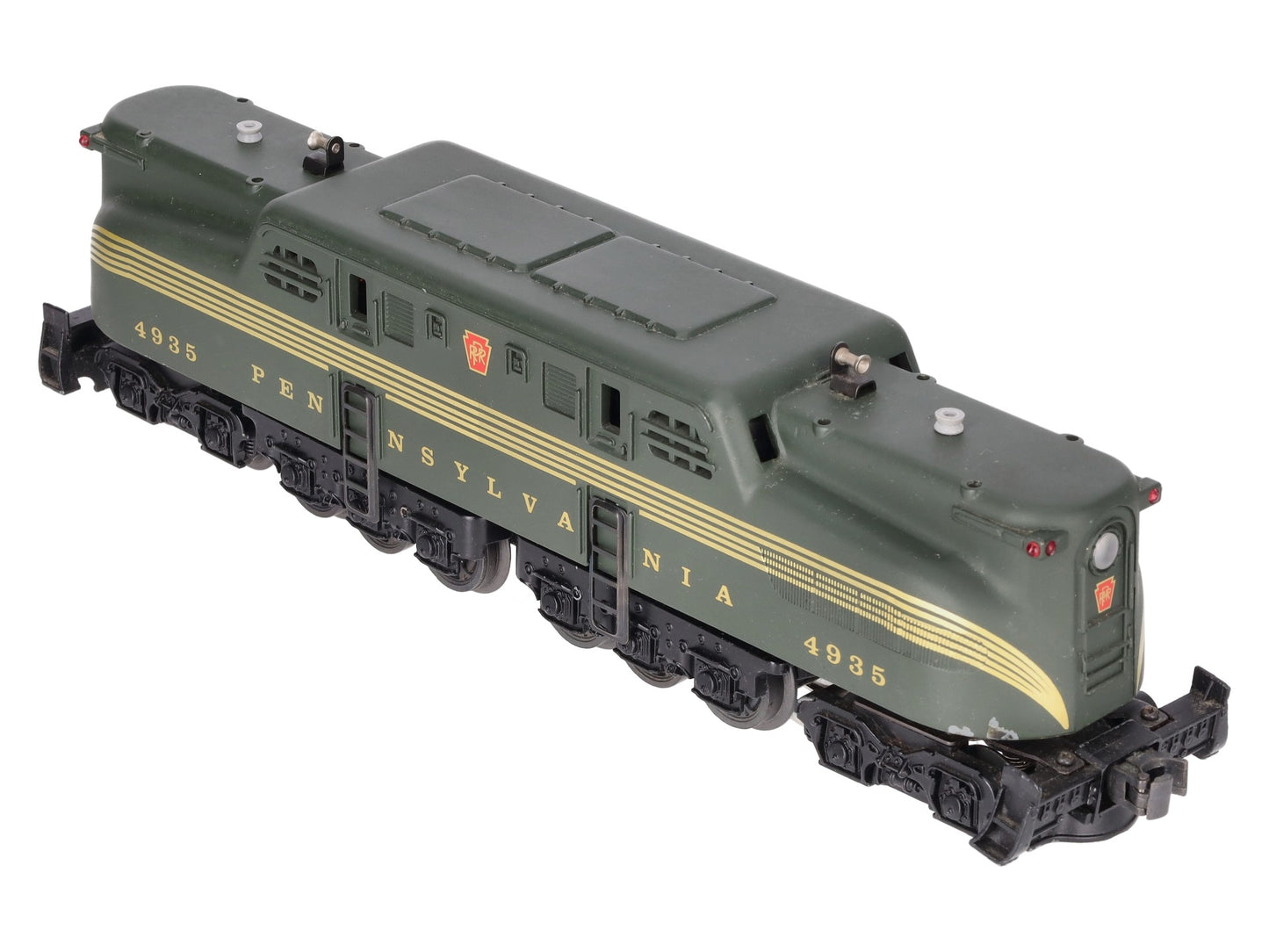 Williams O GG-24 PRR Brunswick Green Five Stripe Electric Locomotive #4935 EX/Box