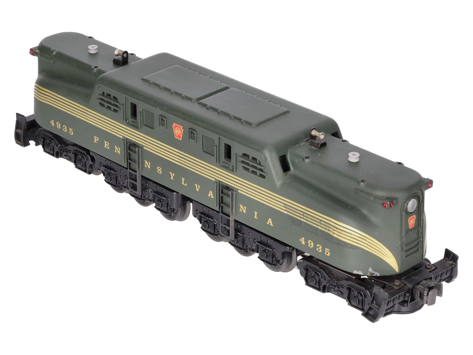 Williams O GG-24 PRR Brunswick Green Five Stripe Electric Locomotive #4935 EX/Box