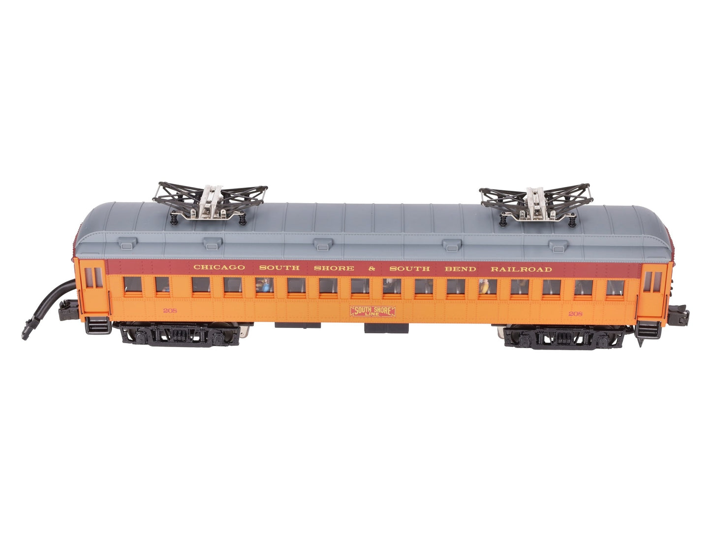 K-Line K2799-0002 O CSS&SB 15" Heavyweight Non-Powered Interurban Cars #208 EX/Box
