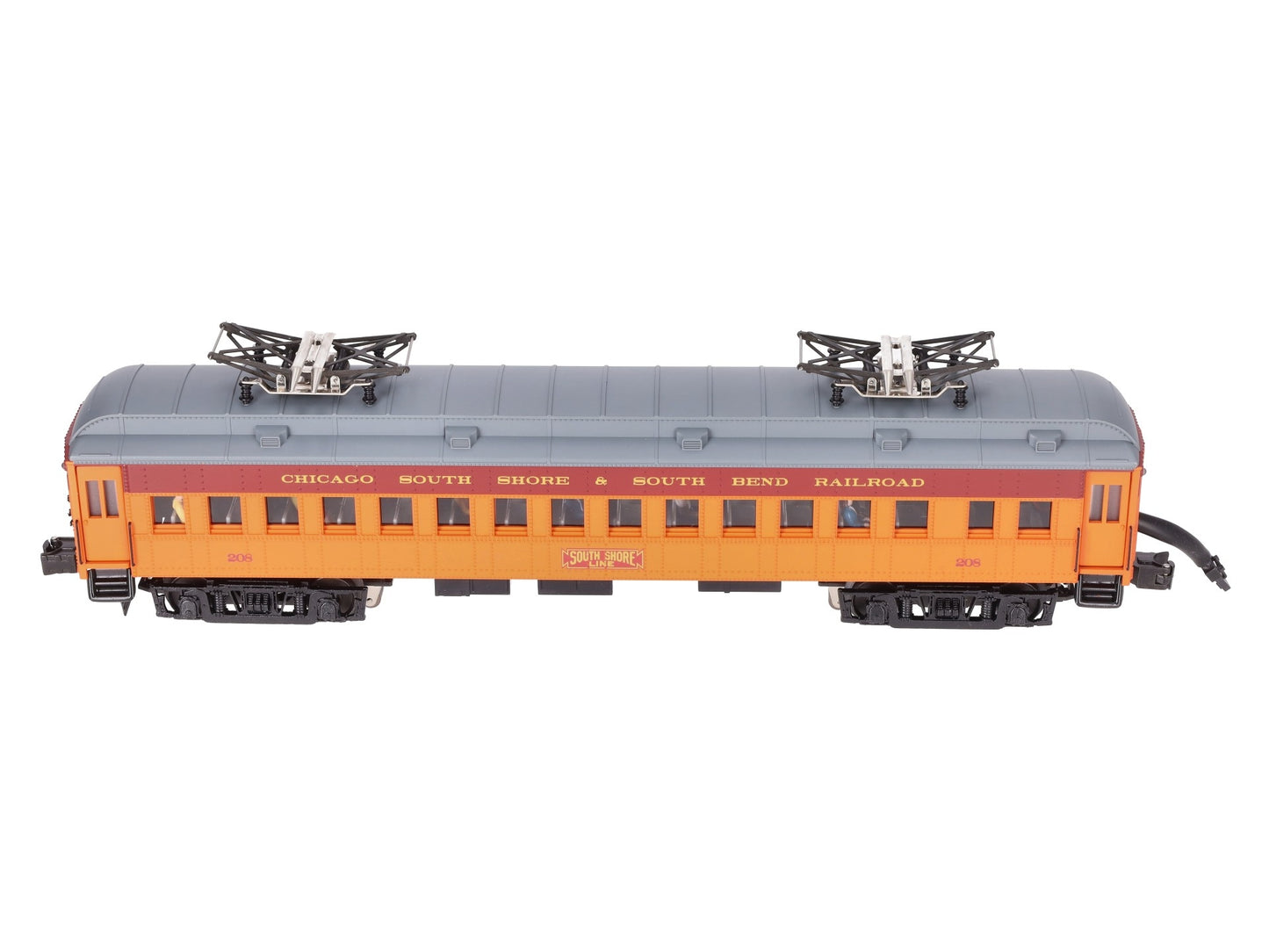 K-Line K2799-0002 O CSS&SB 15" Heavyweight Non-Powered Interurban Cars #208 EX/Box