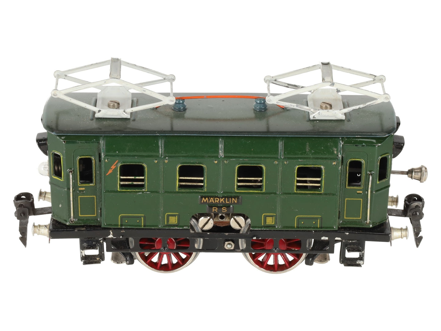 Marklin Vintage O Gauge Prewar Rs 66/12910 Tinplate 2-4-2 Electric Locomotive VG